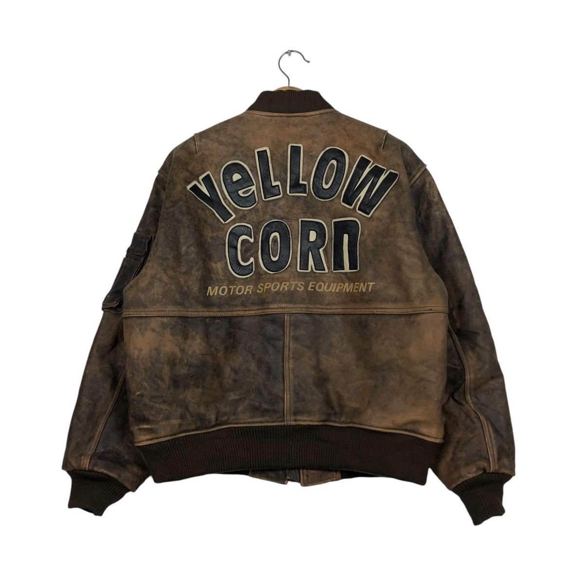YELLOW CORN 🔥VINTAGE LEATHER JACKET YELLOW CORN TOKYO AOYAMA KADOYA Size US M / EU 48-50 / 2 - 10 Thumbnail