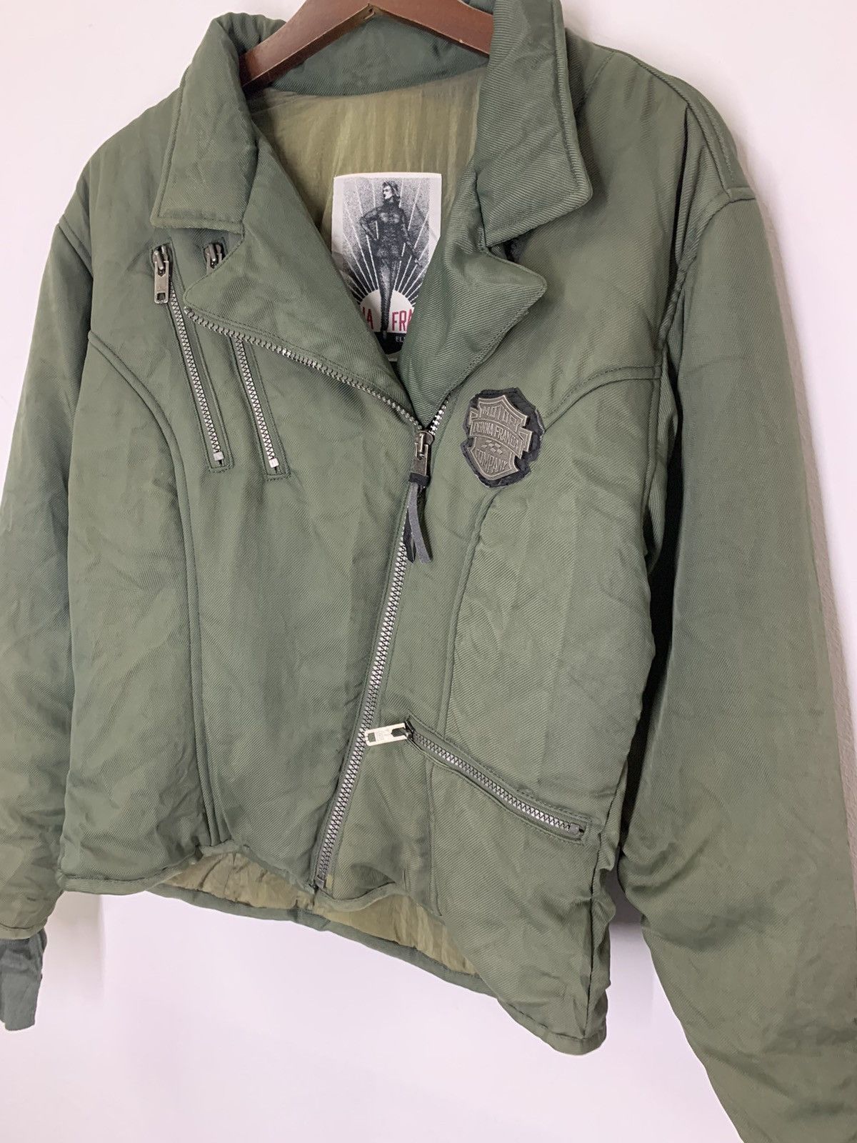 Sports Specialties Vintage DONNA FRANCA Motor Company Cafe Biker Ski Jacket Size US M / EU 48-50 / 2 - 4 Thumbnail