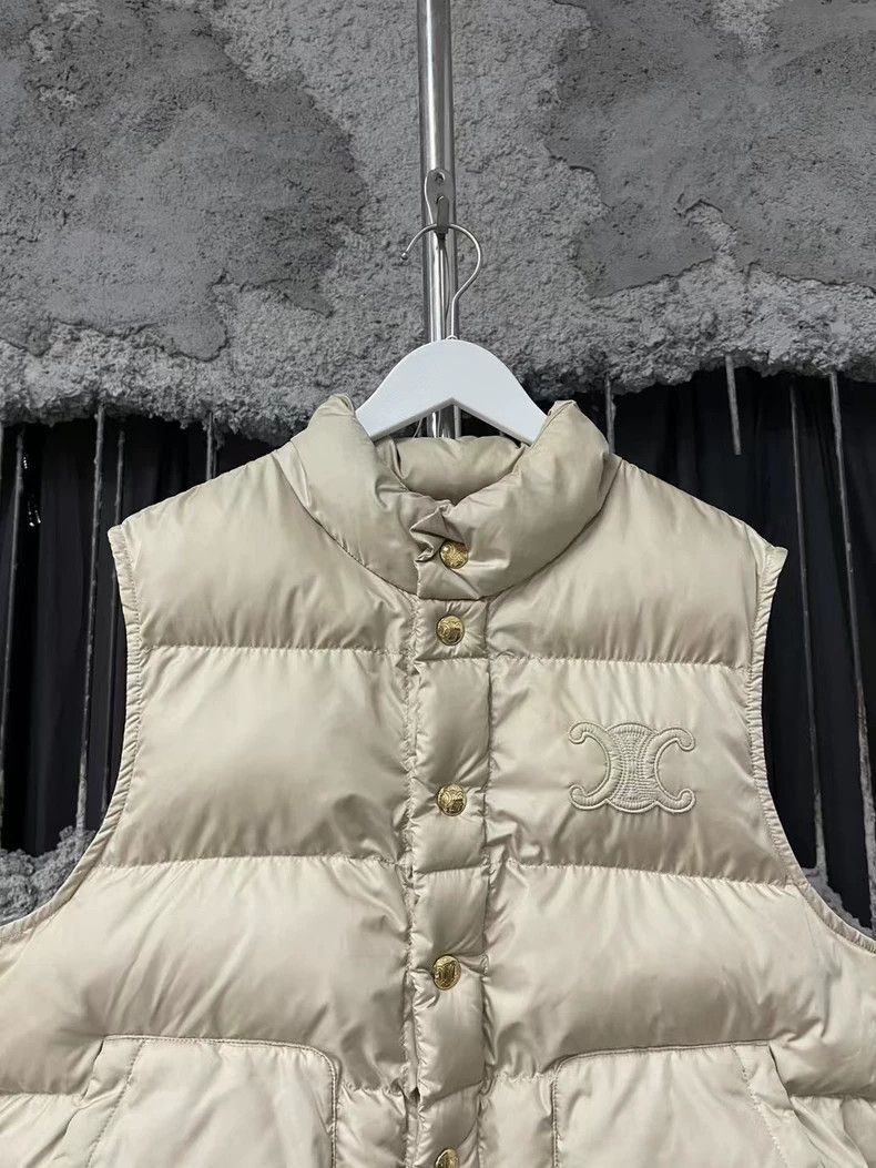 Celine Celine Padded Vest with Buttons Size US S / EU 44-46 / 1 - 3 Thumbnail