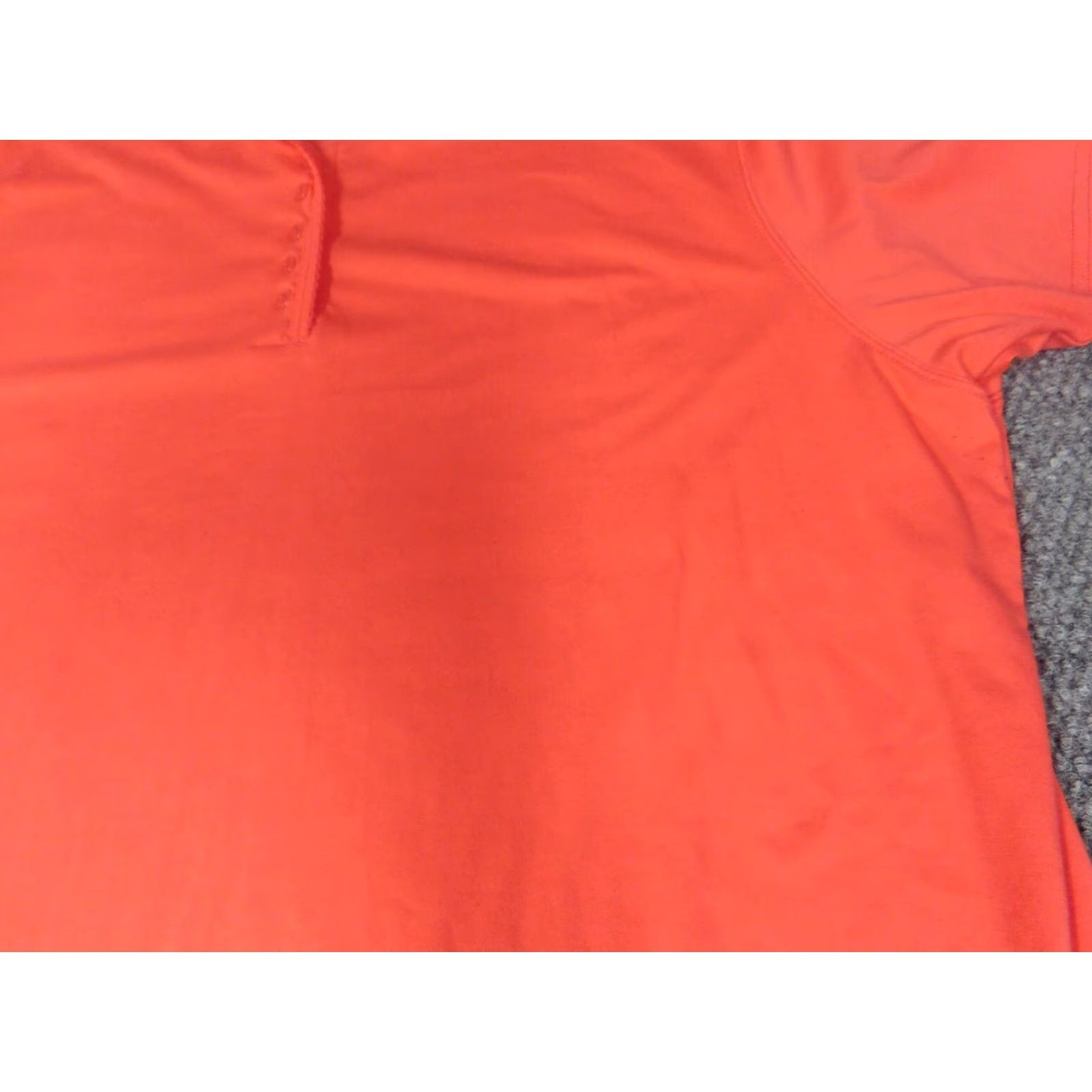 Vintage CST Womens Blouse 3X Pink Henley Button Pullover Short Sleeve Casual Cotton Polyester Down - Plus Size Women Blouse Size XXL / US 16-18 / IT 52-54 - 5 Thumbnail