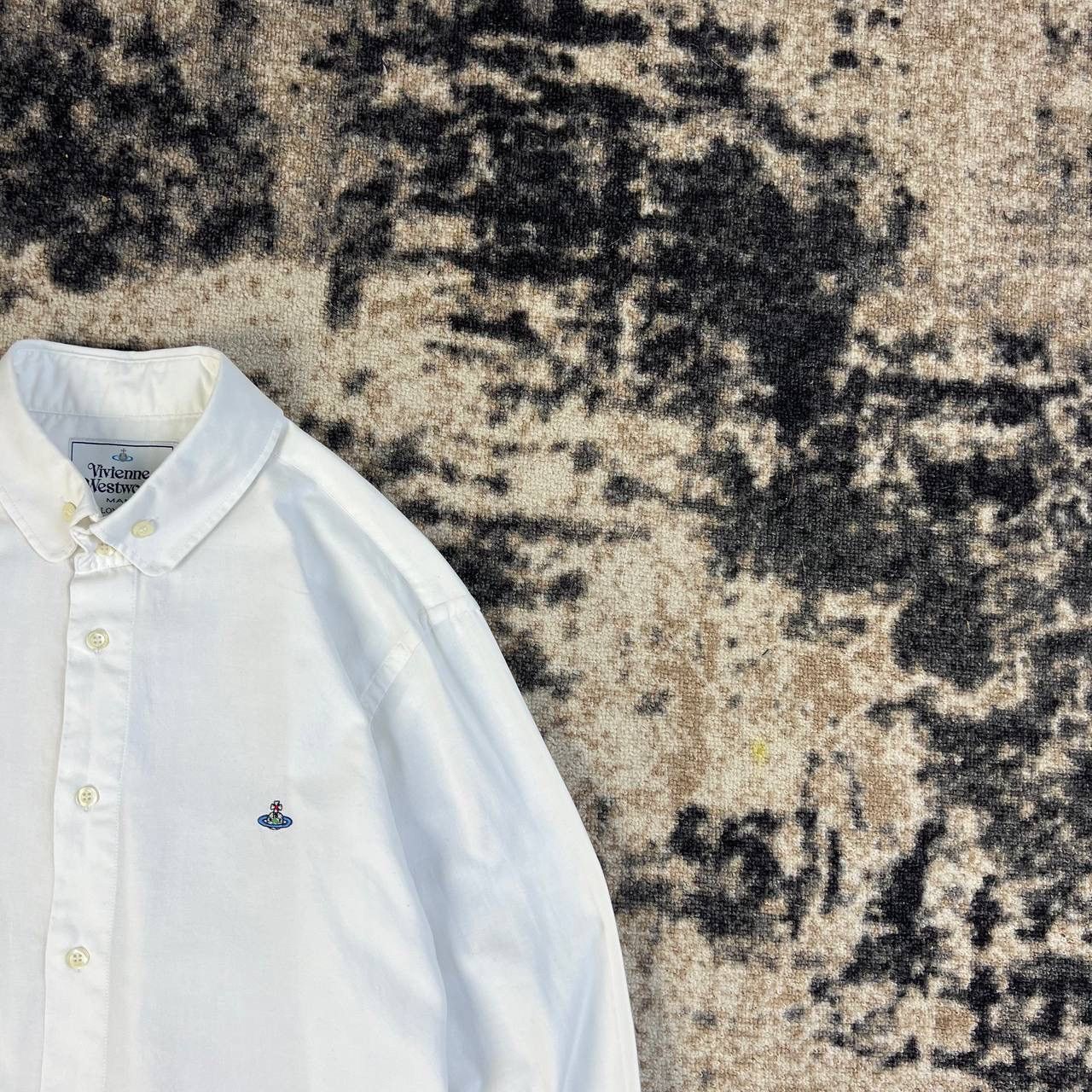 Vivienne Westwood Vivienne Westwood Mini Logo Luxury Button Up Shirt Size US M / EU 48-50 / 2 - 2 Thumbnail