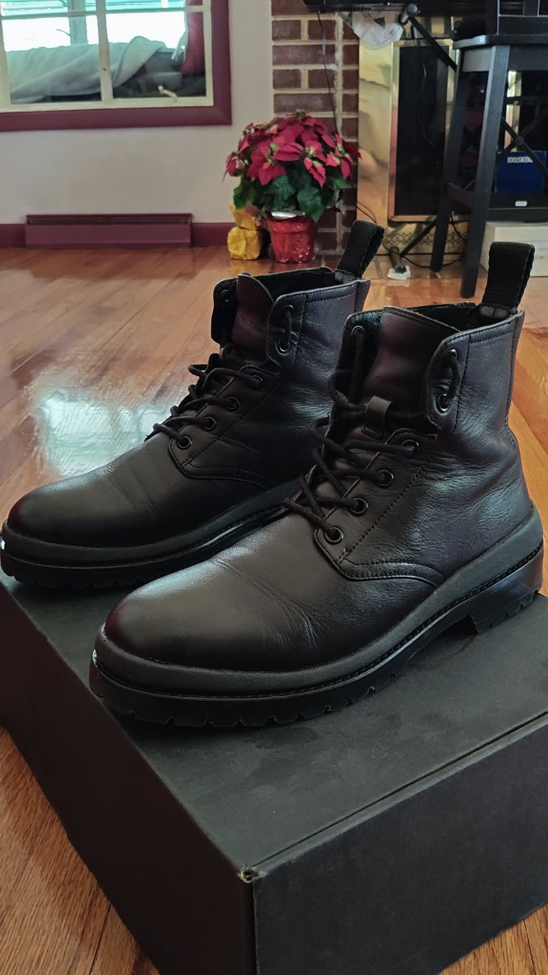 John Varvatos John Varvatos Men’s Black Combat Boots Size US 8 / EU 41 - 5 Thumbnail