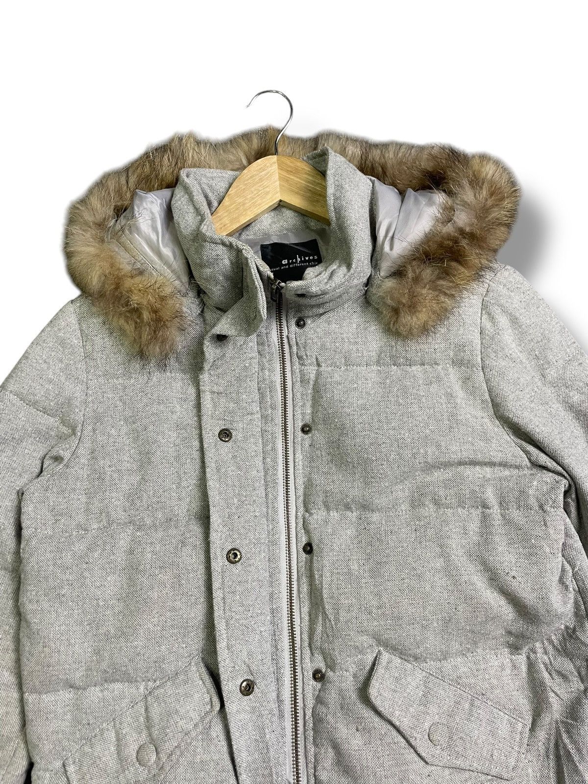 Japanese Brand × Vintage Archives Hooded Faux Fur Winter Jacket (39) Size US M / EU 48-50 / 2 - 8 Thumbnail