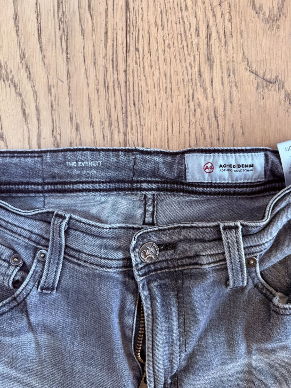 AG Adriano Goldschmied Grey AG Denim “The Everett” Tailored fit Size US 30 / EU 46 - 3 Thumbnail
