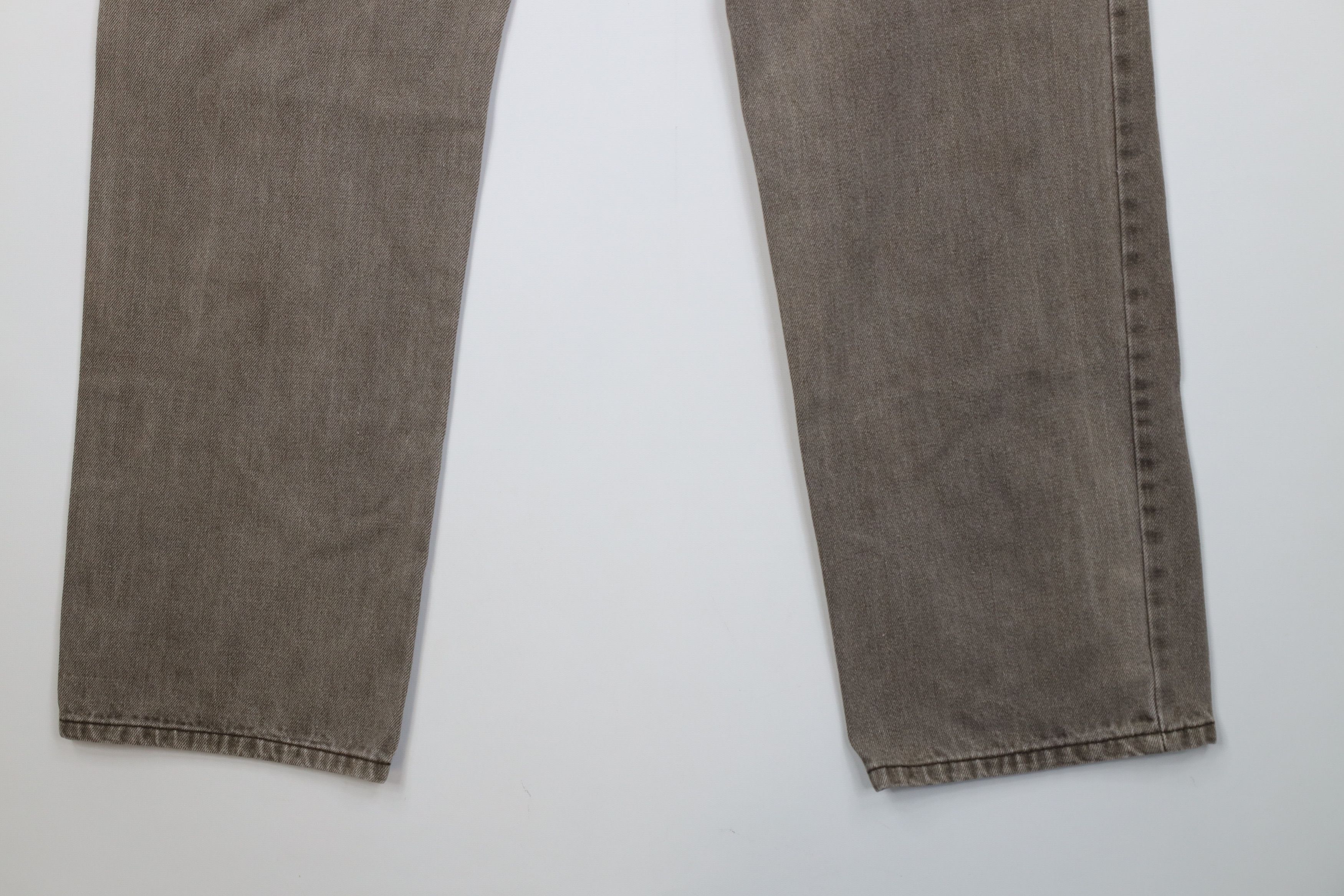 Vintage Vintage 90s Y2K Streetwear Baggy Wide Leg Denim Jeans Brown Size US 34 / EU 50 - 12 Thumbnail