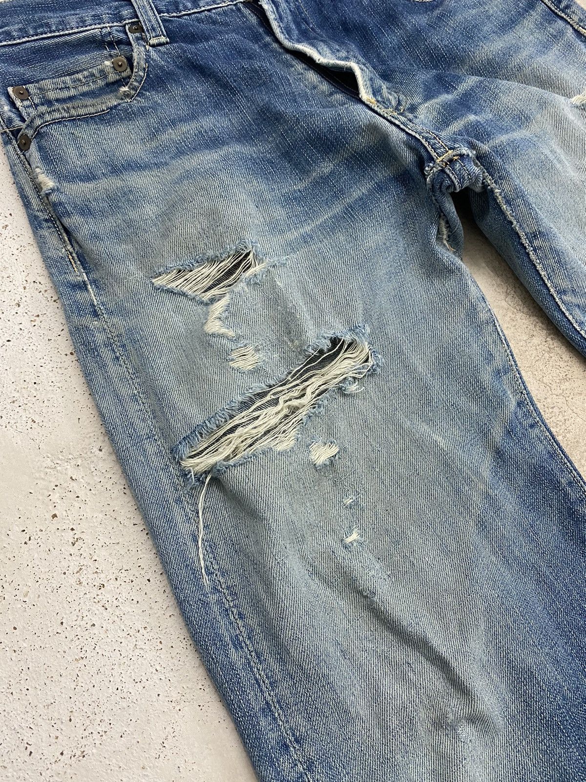45rpm × Japanese Brand Vintage 45 RPM Archive Japan Jeans Light Mud Dirty Washed Size US 31 - 5 Thumbnail