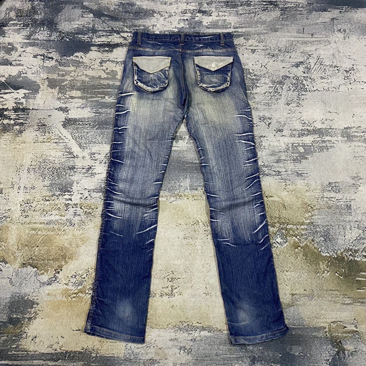 If Six Was Nine × Japanese Brand × Vintage Vintage Japanese Zipper 3D Pocket Nice Design Denim Pants Size US 33 - 2 Thumbnail