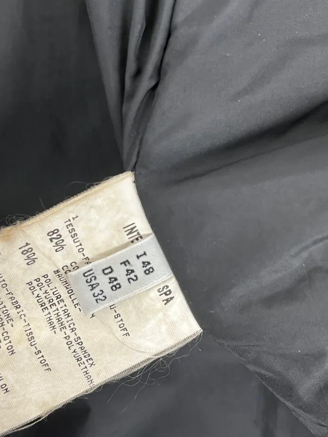 Marithe + Francois Girbaud 1990s Marithé + François Girbaud Avant-Garde Brut Grey Leather Jacket Size US M / EU 48-50 / 2 - 12 Thumbnail