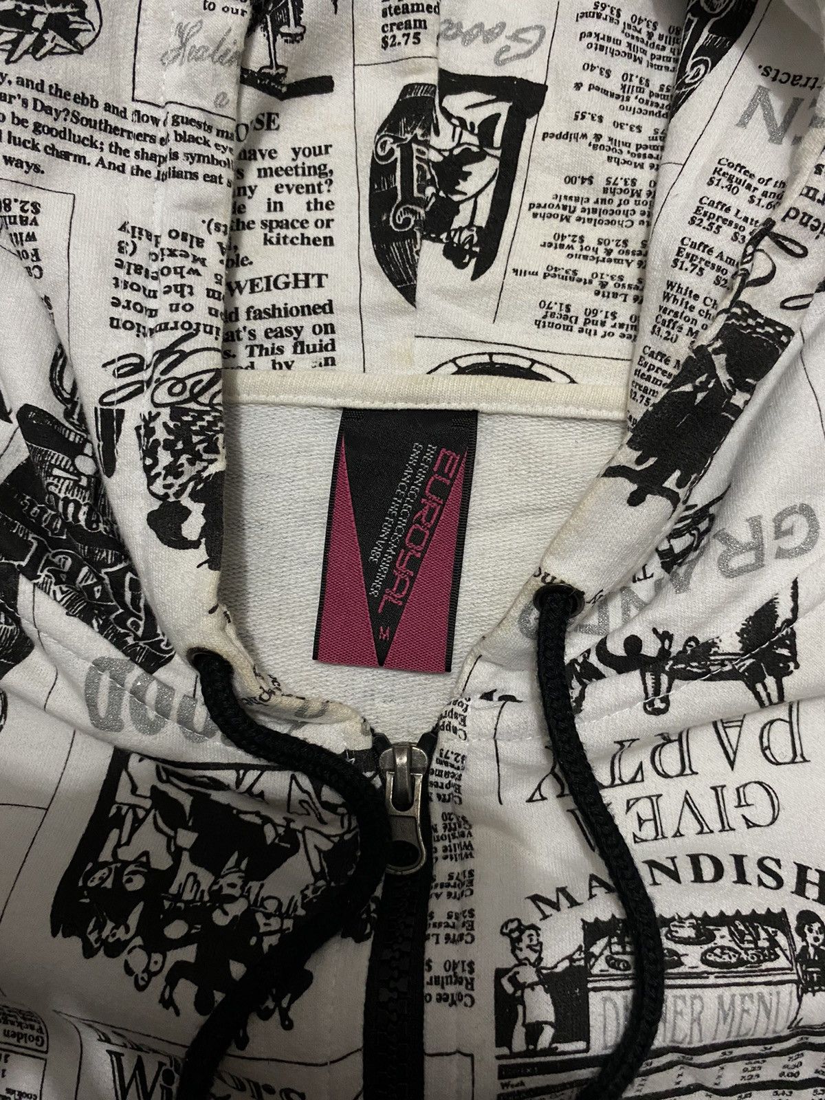 Hysteric Glamour EUROYAL IFSIXWASNINE STYLE ZIP HOODIE Size US M / EU 48-50 / 2 - 6 Thumbnail