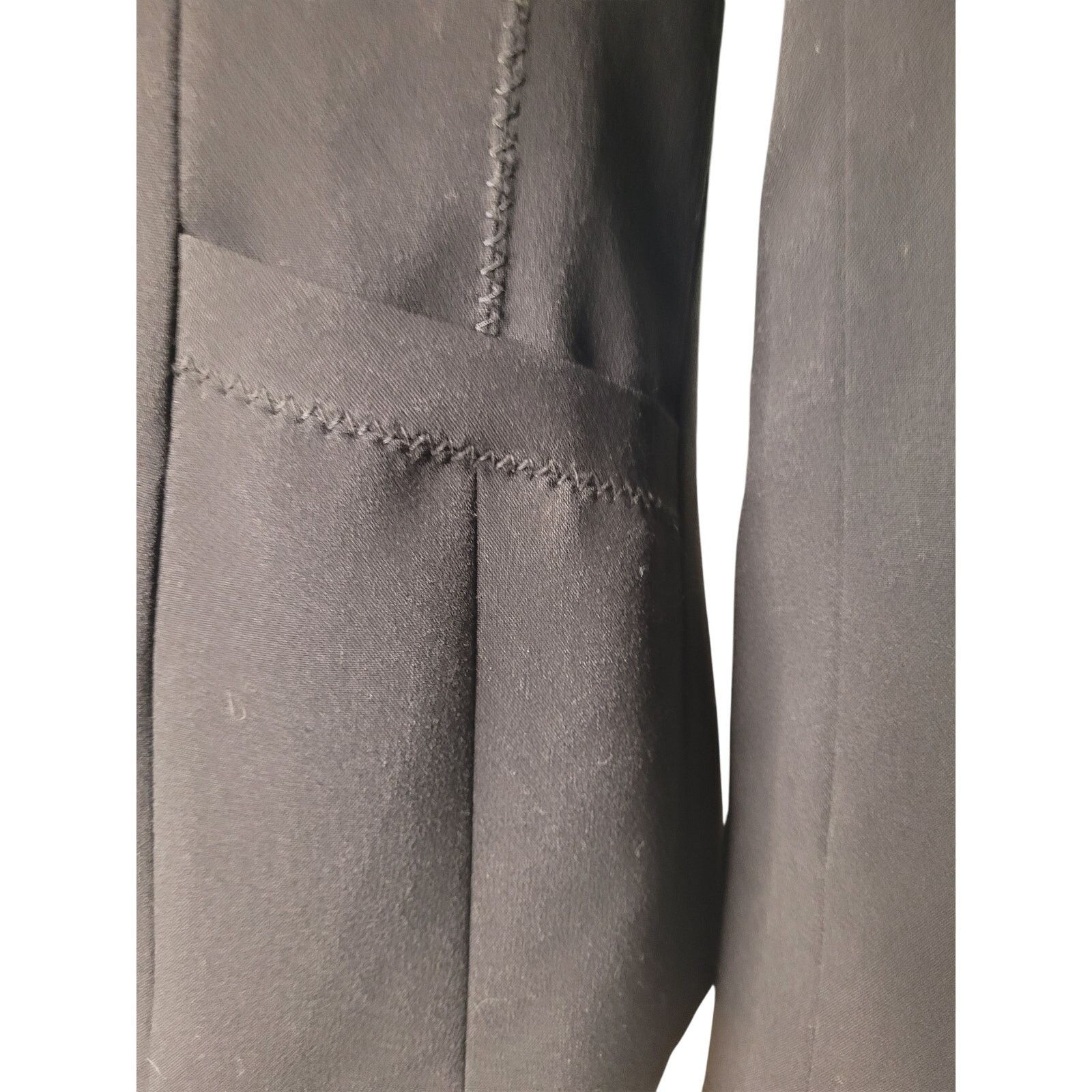 Elie Tahari Tahari Black Fitted Blazer 3 Button Lined Sz 6 Size M / US 6-8 / IT 42-44 - 7 Thumbnail