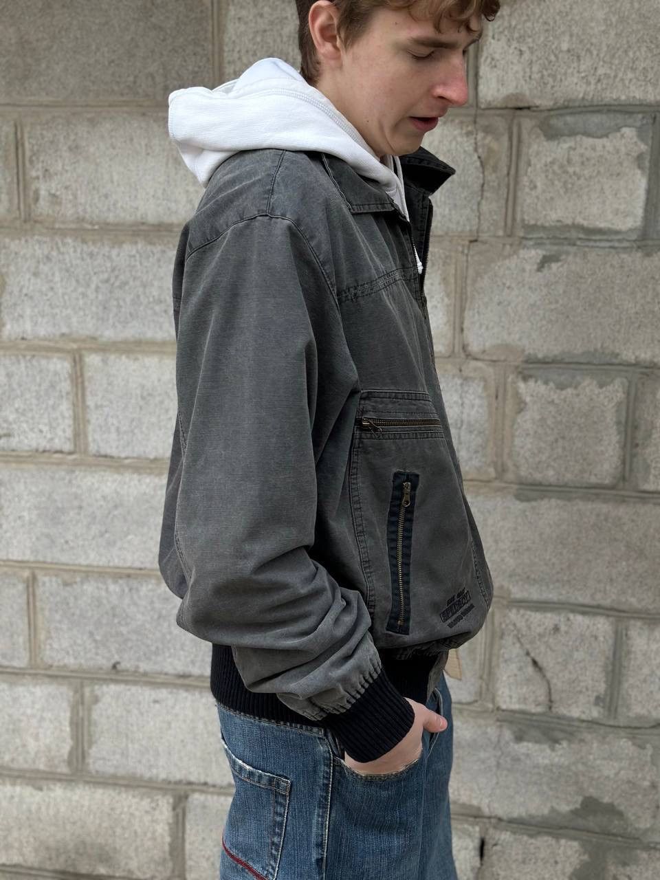 Y/Project VTG Mans Speedo boy Light Jacket Bomber Size XXL Y2K Hype Size US XXL / EU 58 / 5 - 7 Thumbnail