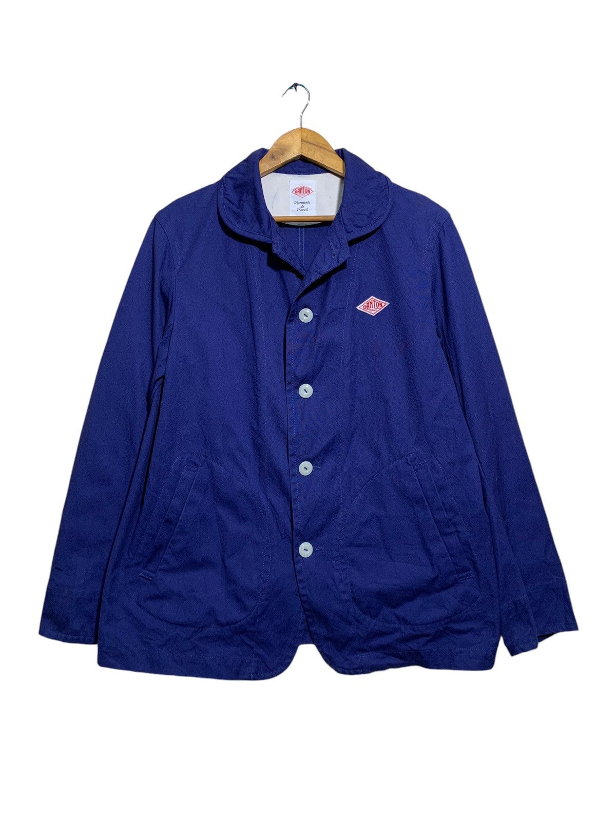 Danton 🔥DANTON FRANCE SHAWL COLLAR NAVY JACKETS Size US M / EU 48-50 / 2 - 1 Thumbnail