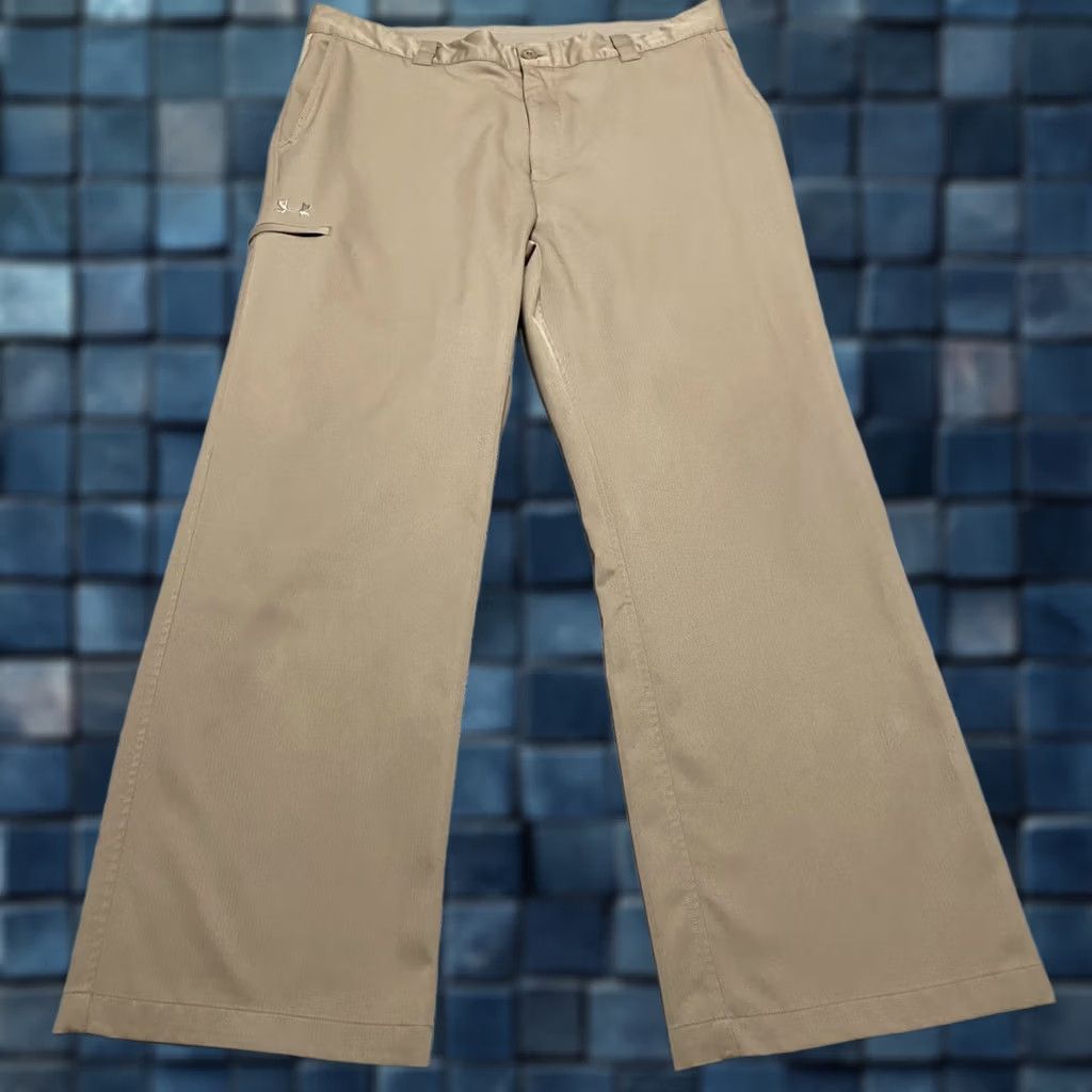 Under Armour Under Armour Pants Mens 38 Beige 38x30 Relaxed Straight Chino Cargo Outdoor Golf Size US 38 / EU 54 - 1 Thumbnail