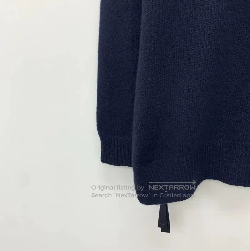 Prada Prada Women's Navy Wool Knit Sweater. Size M / US 6-8 / IT 42-44 - 4 Thumbnail