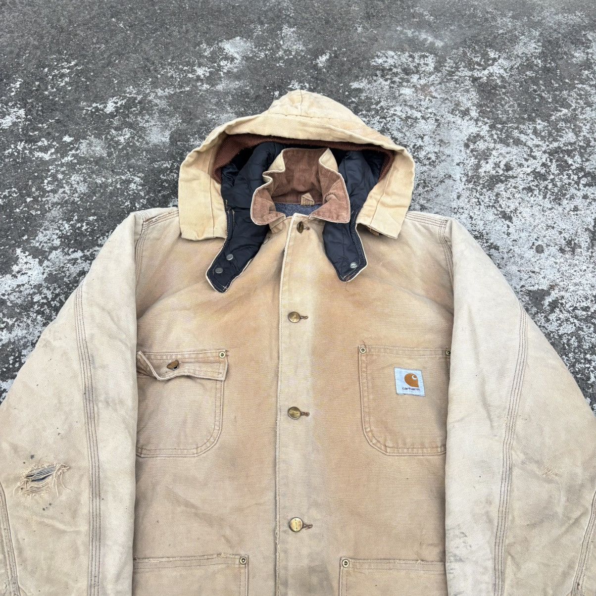 Carhartt Vintage Carhartt Chore Coat Size US XL / EU 56 / 4 - 3 Thumbnail