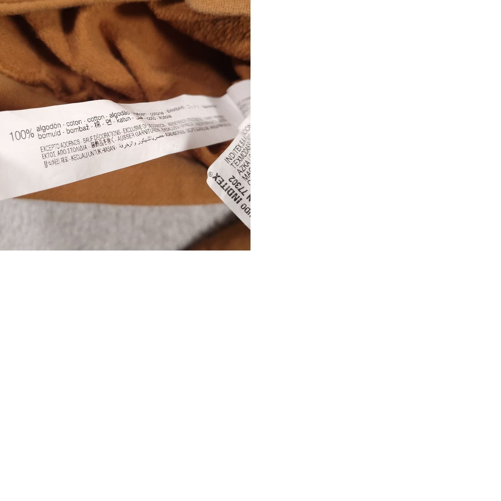 Zara Zara Sweatshirt Women's Large Cropped Round Neck Tan Belted Long Sleeve Size L / US 10 / IT 46 - 9 Thumbnail