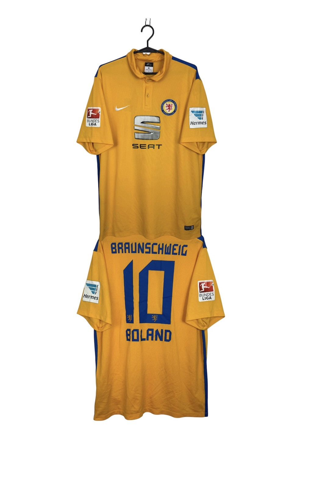 Nike Nike Eintracht Braunschweig 2015 Boland #10 Soccer Jersey Size US XL / EU 56 / 4 - 1 Thumbnail