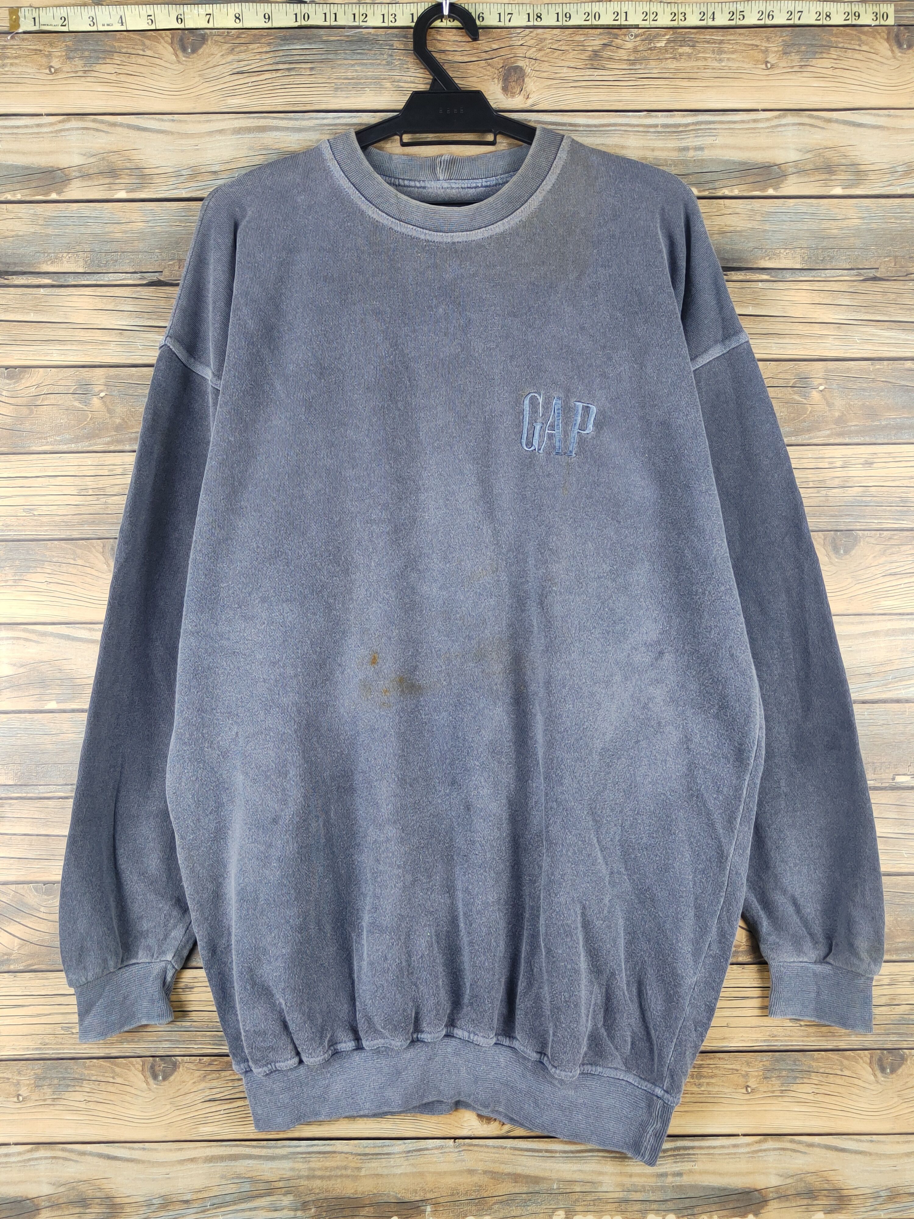 Gap Gap Dark Gray Faded vintage Sweatshirts #W1187 Size US M / EU 48-50 / 2 - 1 Thumbnail