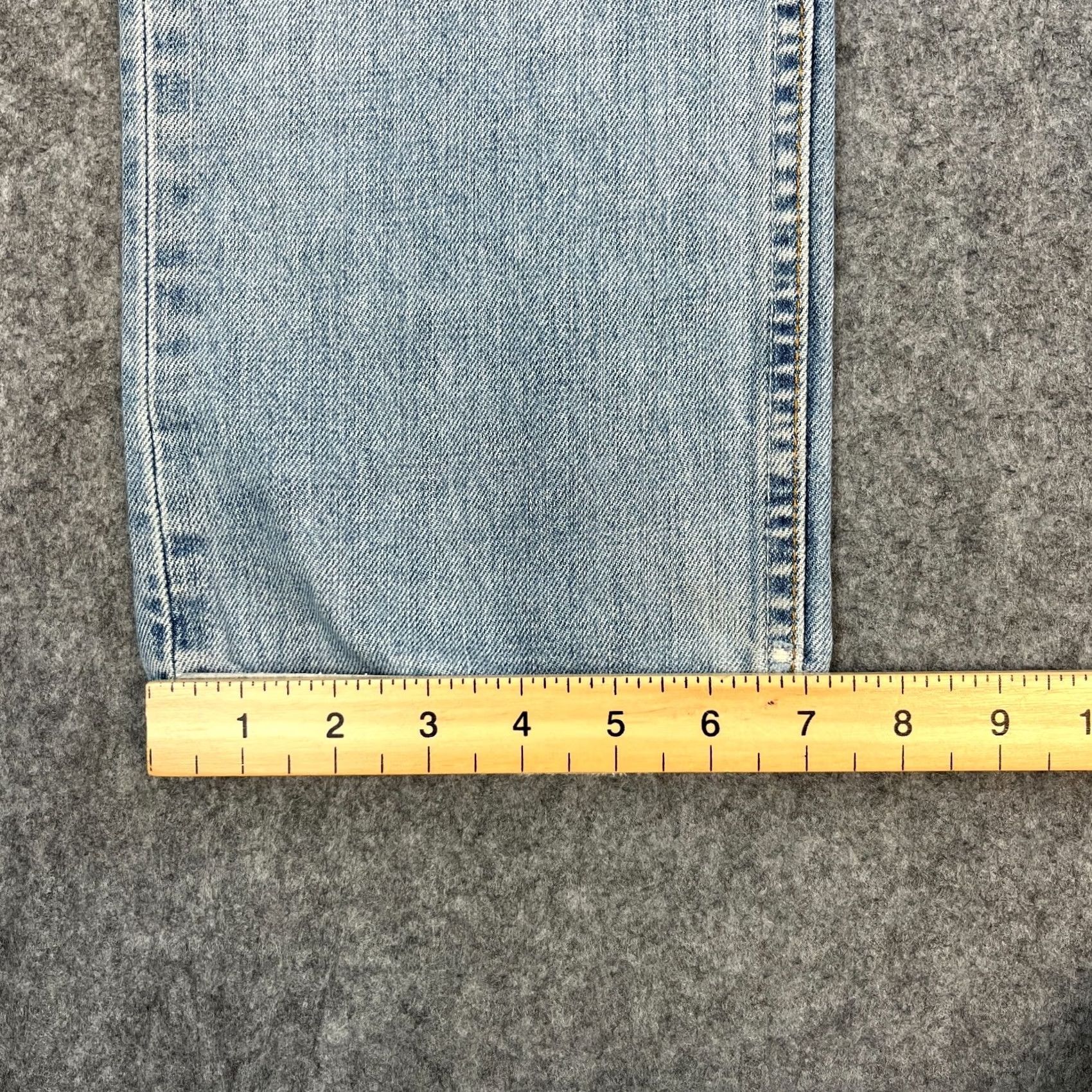 Levi's VINTAGE Levi's 535 Jeans Mens Regular Straight 30 30 Light Blue Button Fly Size US 30 / EU 46 - 3 Thumbnail