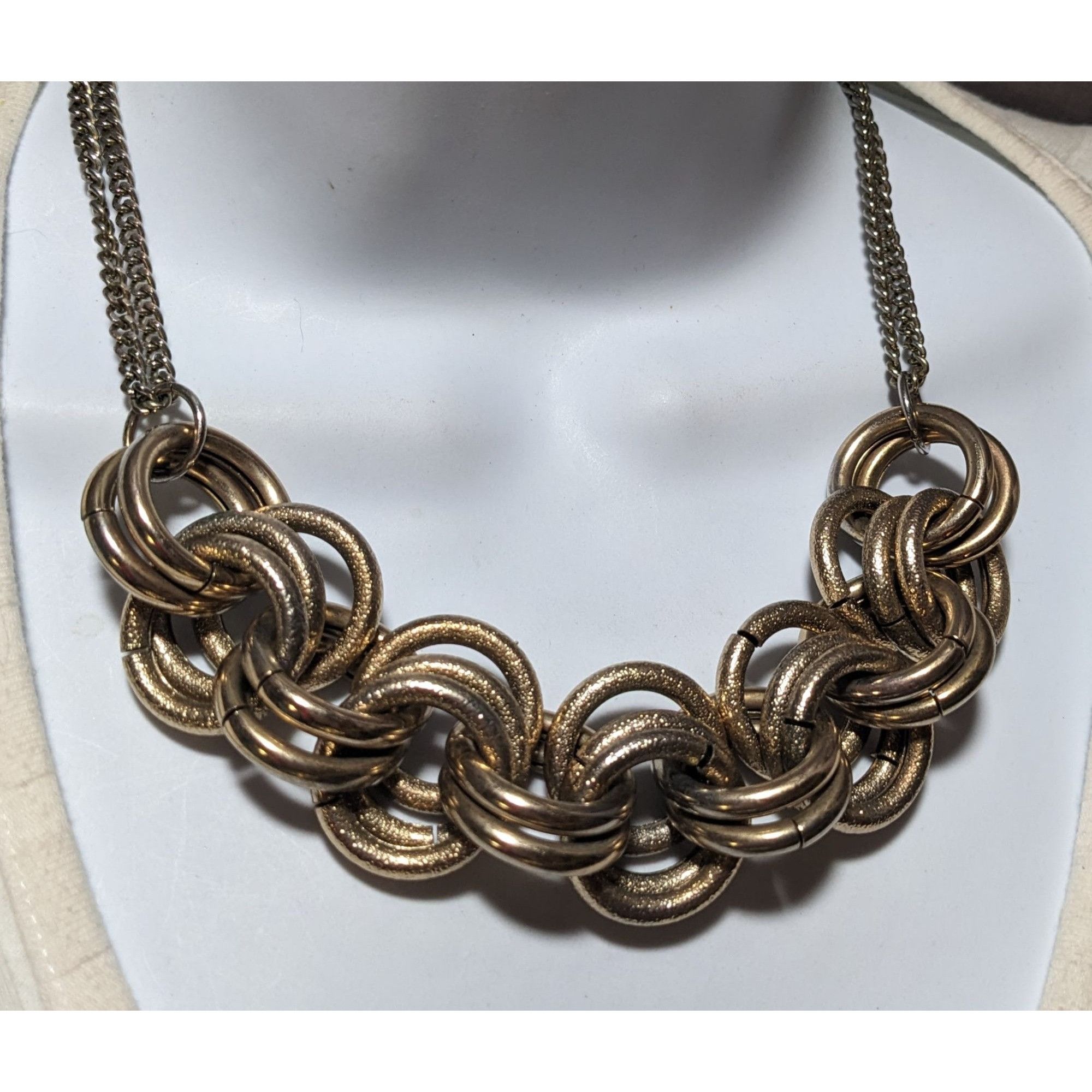 Other Icing Y2K Glam Chunky Gold Ring Necklace Size ONE SIZE - 6 Thumbnail