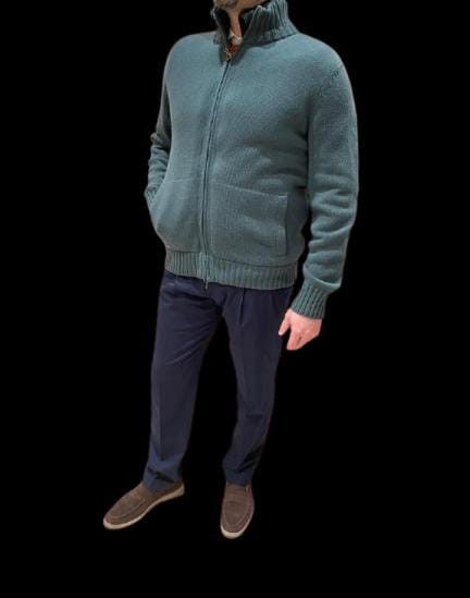 Loro Piana o1w1db10225 Reversible Bomber Colman Baby Cashmere Jacket Size US M / EU 48-50 / 2 - 6 Thumbnail