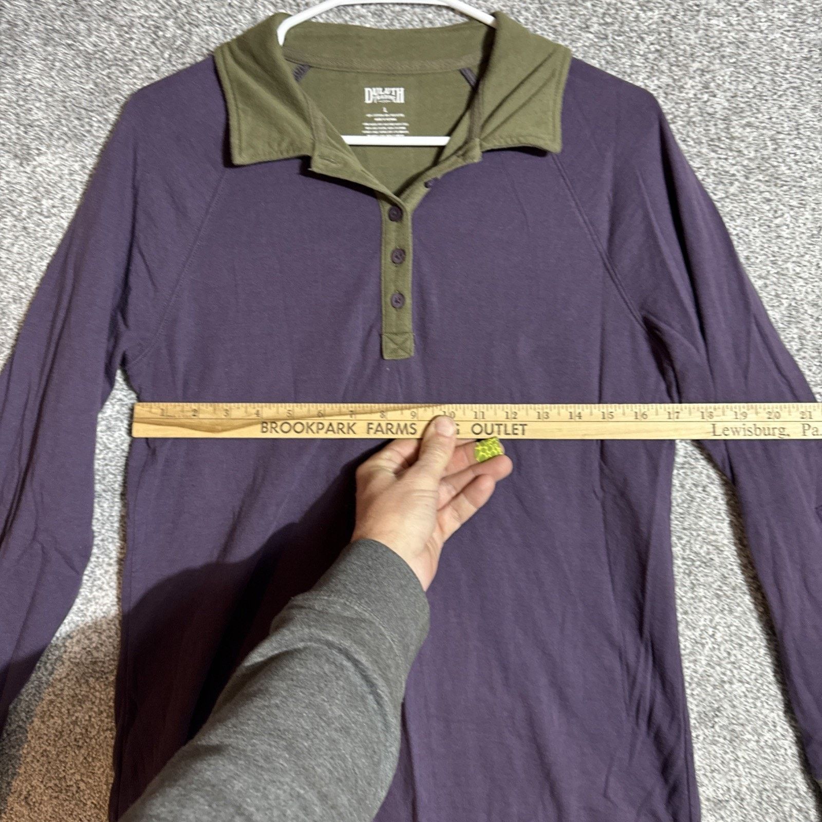 Duluth Trading Company Duluth Henley Shirt Mens Large Gorpcore Rugged Workwear Size US L / EU 52-54 / 3 - 3 Thumbnail