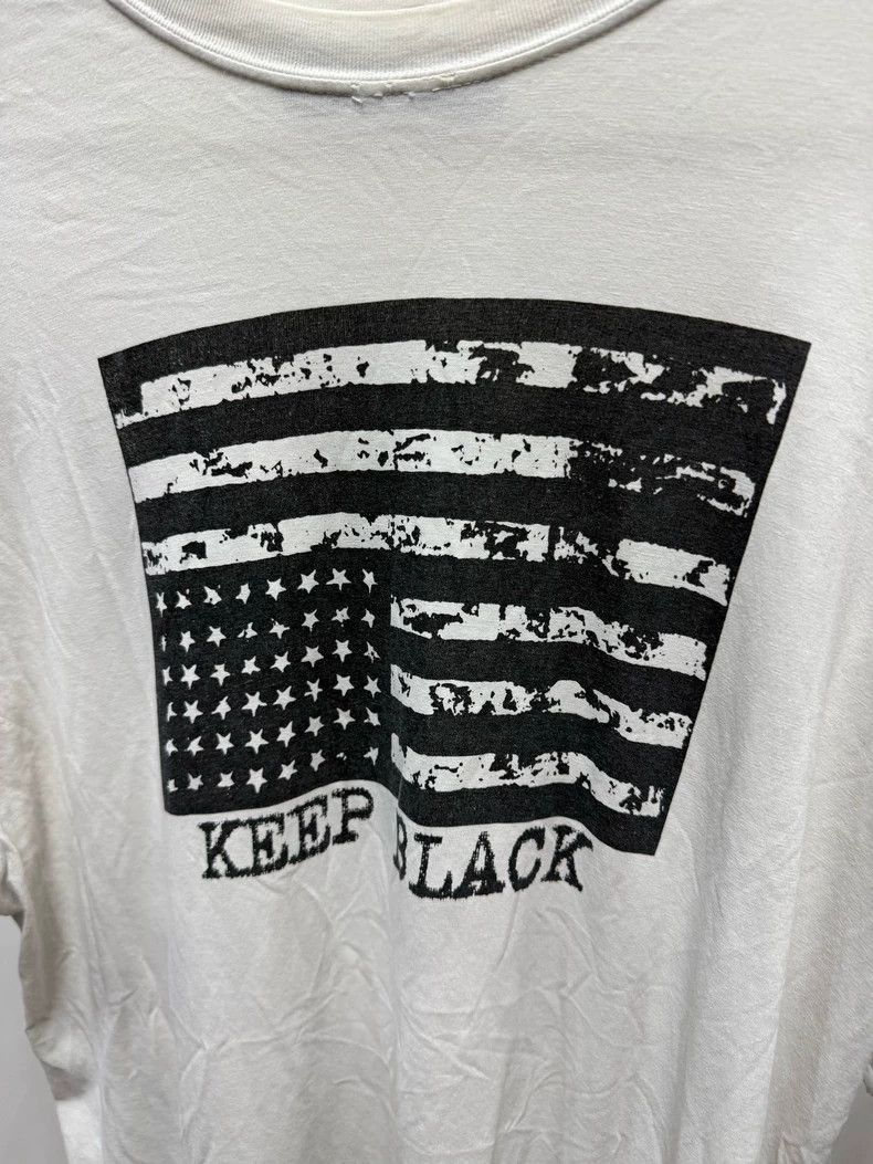 Undercover UNDERCOVER Keep Black US Flag Tee Size US L / EU 52-54 / 3 - 3 Thumbnail