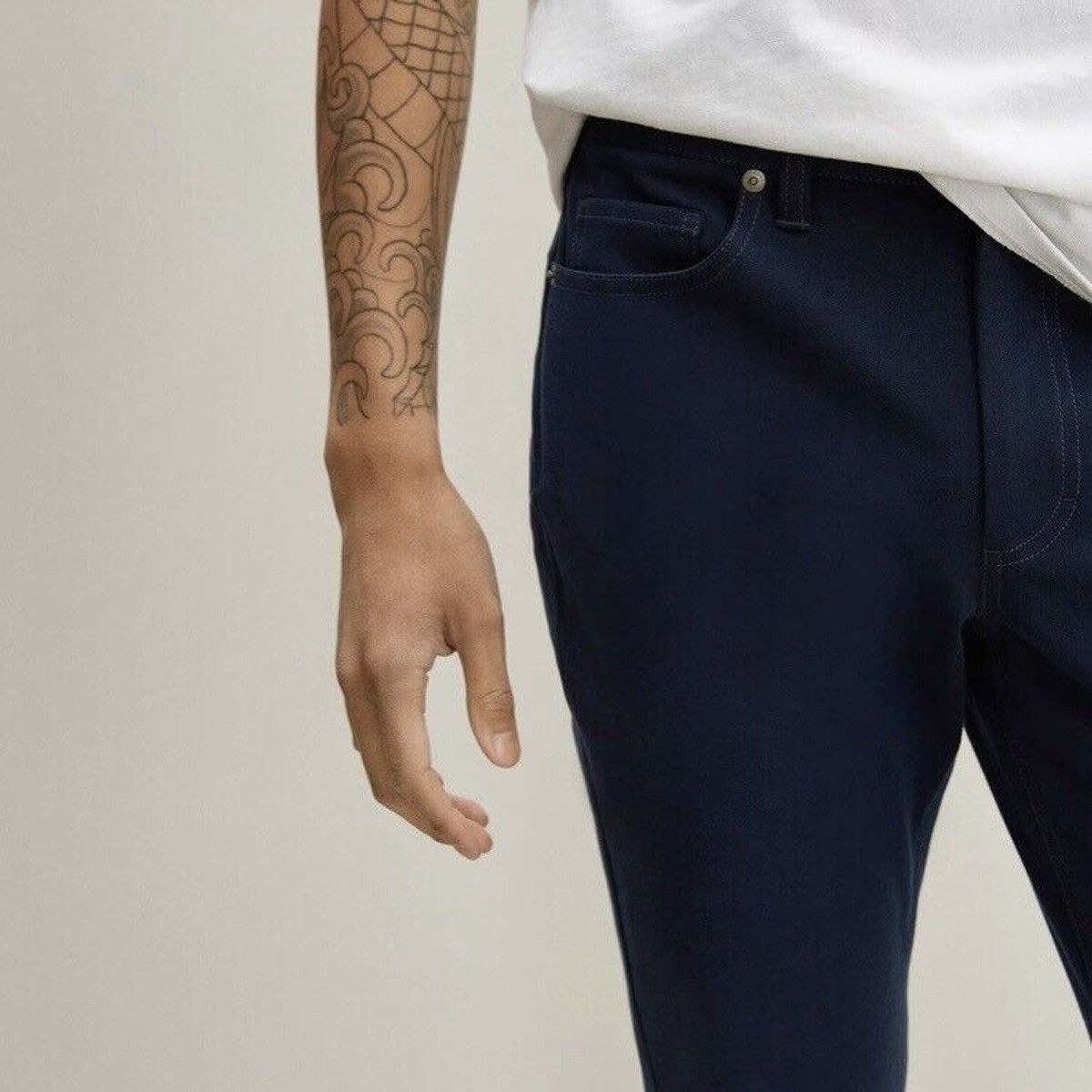 Everlane Everlane Pants 30X32 Performance 5 Pocket Dark Navy NEW Size US 30 / EU 46 - 2 Thumbnail