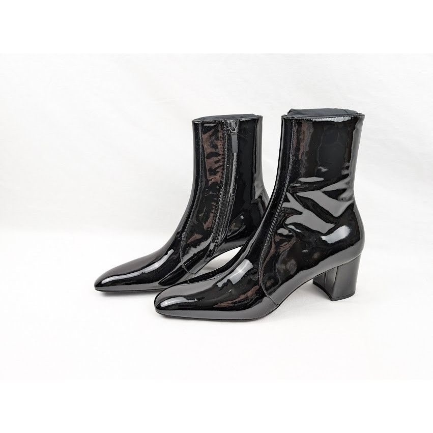 Saint Laurent Paris o1rshd1 Q:2 / XIV Zipped Boots in Nero Size US 9 / EU 42 - 16 Thumbnail