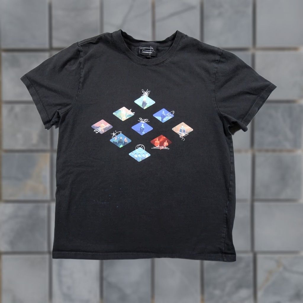 Vintage Porter Robinson Mens Medium Black Graphic Tee Second Sky EDM Shirt Size US M / EU 48-50 / 2 - 1 Thumbnail