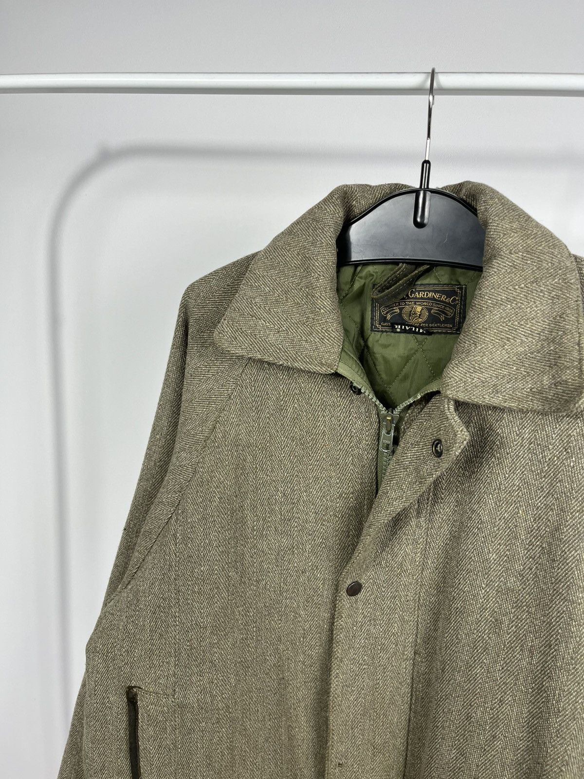 Other Milair British Millerain Tweed Wool Jacket Hunting Coat Size US L / EU 52-54 / 3 - 3 Thumbnail
