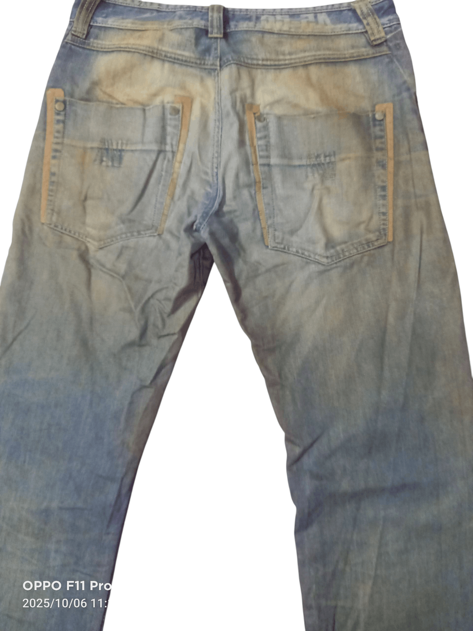 If Six Was Nine 🌟Zara Distressdenim Flare Men Denim 🌟 Size US 34 / EU 50 - 1 Thumbnail