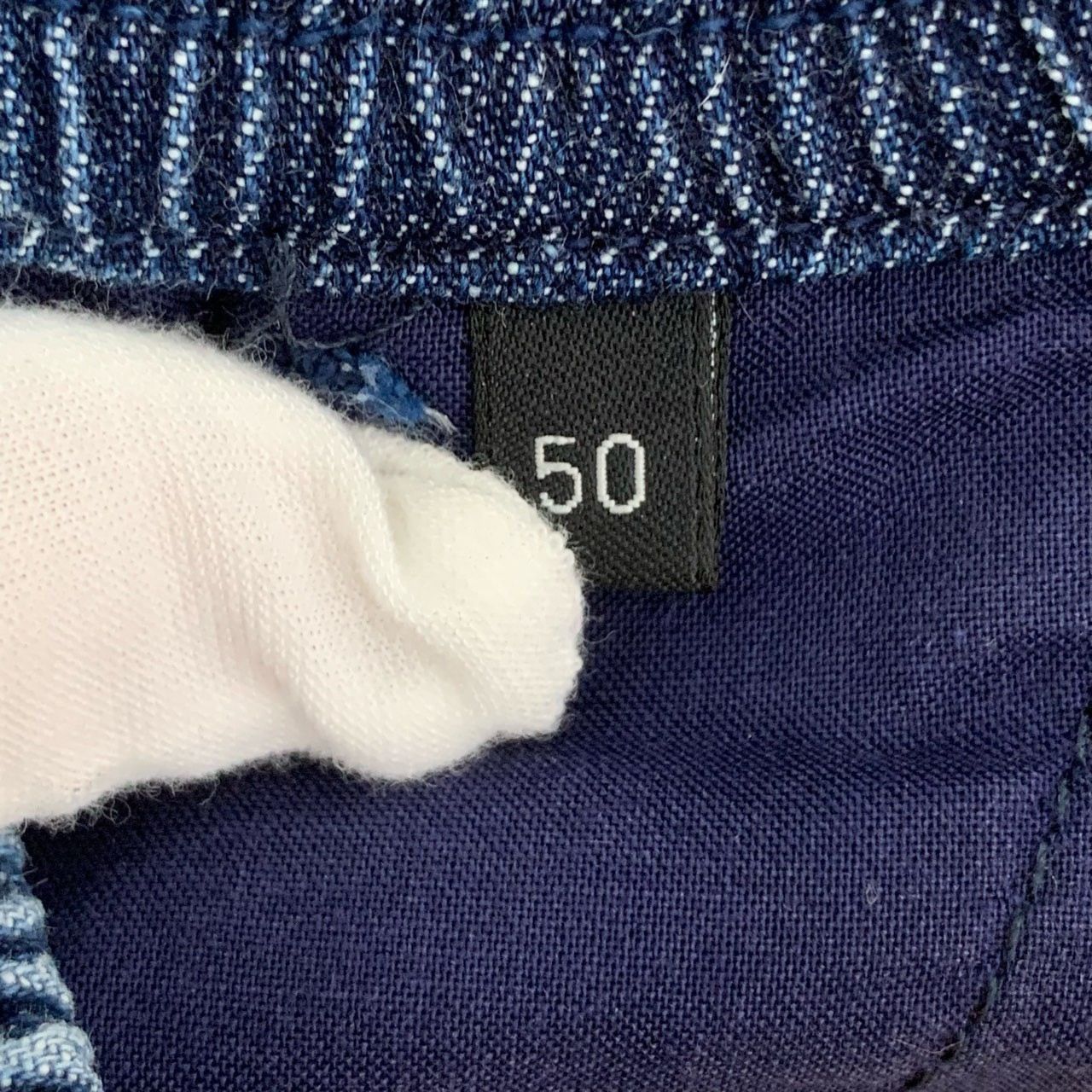 Valentino Valentino Blue Elastic Waist Cotton Denim Shorts (Size 50) Size 36" / US 14 / IT 50 - 5 Thumbnail