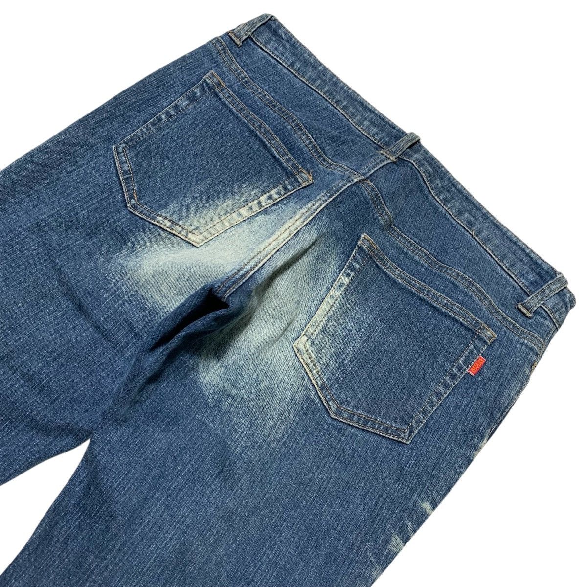Japanese Brand × KMRii × Le Grande Bleu (L.G.B.) 🤩 Amazing Flared Oo-La-La Sasson Bootcut Faded Jeans Size US 29 - 11 Thumbnail