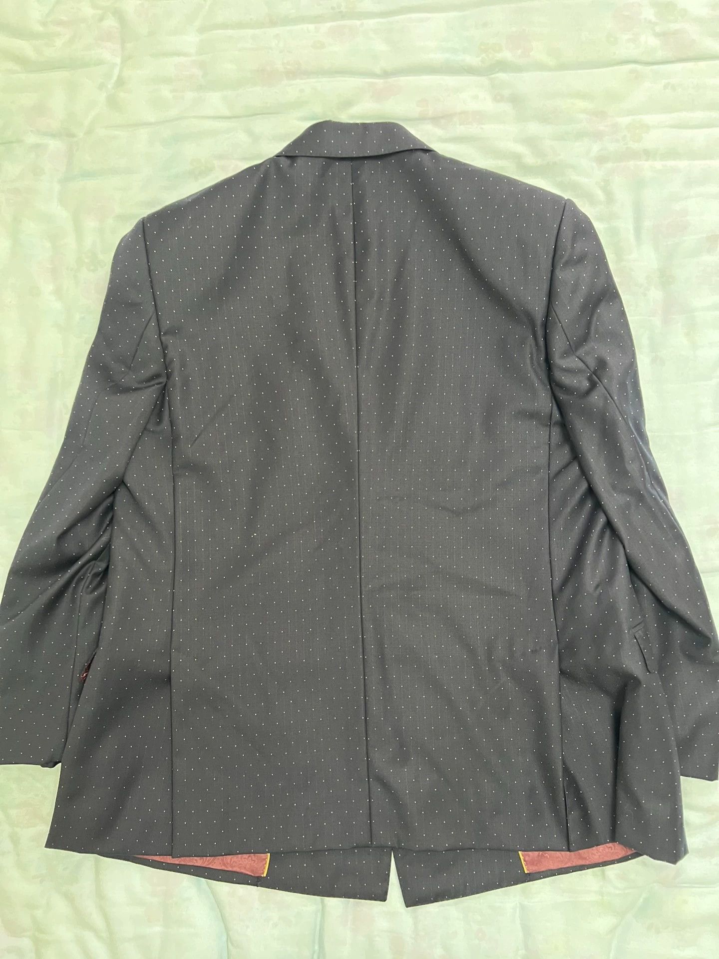 Dolce & Gabbana D&G Wool Suit Double-Breasted Navy Starry Sky Men's 54 Size 54R - 2 Thumbnail