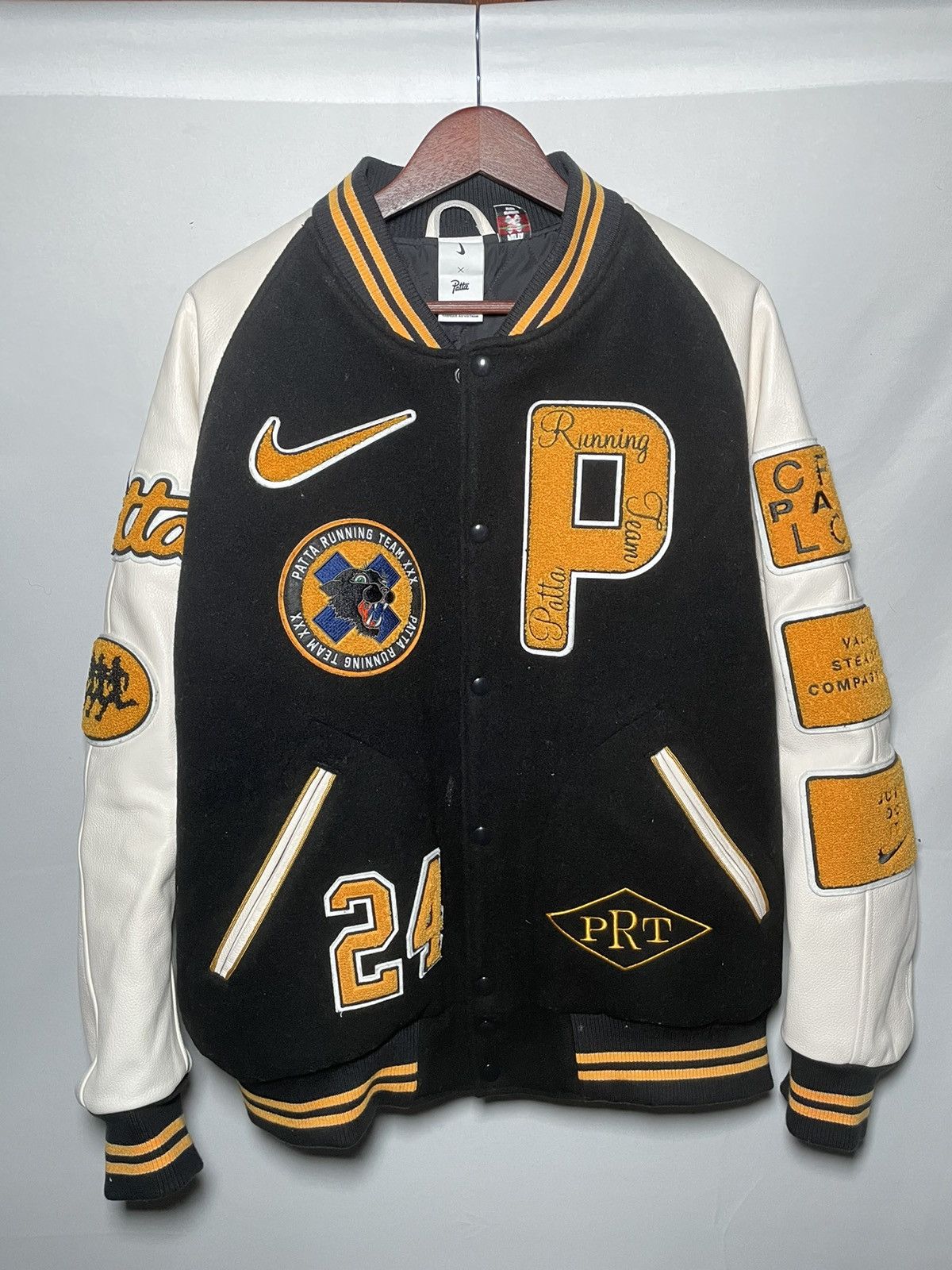 Nike x Patta Varsity Jacket 新品未使用Sサイズ Nike x Patta Running Team Varsity Jacket – Patta US