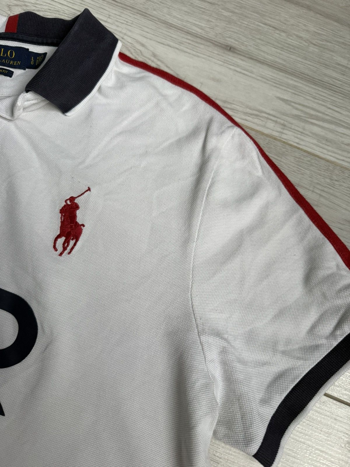 Polo Ralph Lauren × Rugby Ralph Lauren × Vintage Vintage Polo Ralph Lauren polo Great Britain Rugby Shirt Size US L / EU 52-54 / 3 - 5 Thumbnail