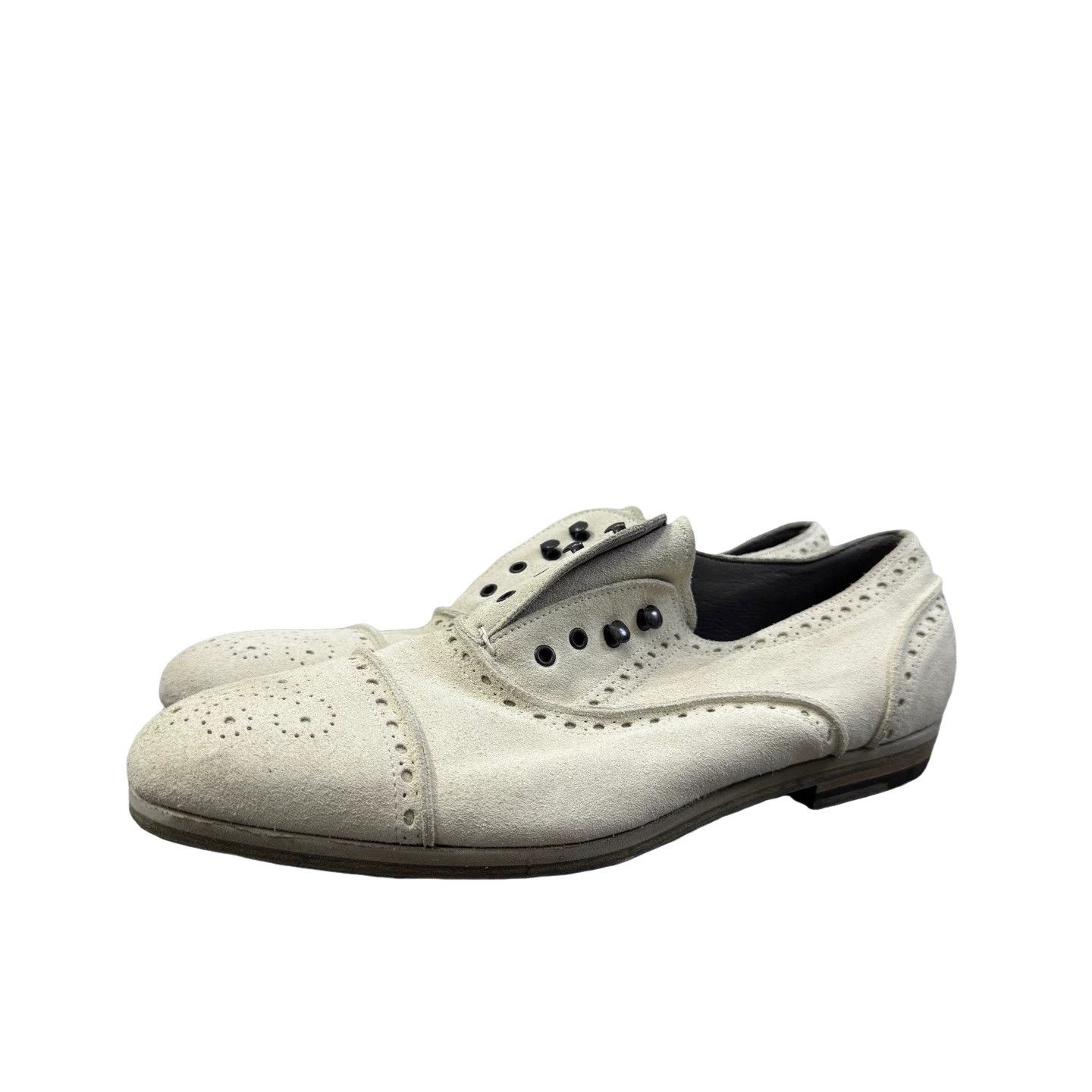 Andrea Pompilio Andrea Pompilio Suede Brogue Shoes EU 40 Size US 7 / EU 40 - 1 Thumbnail