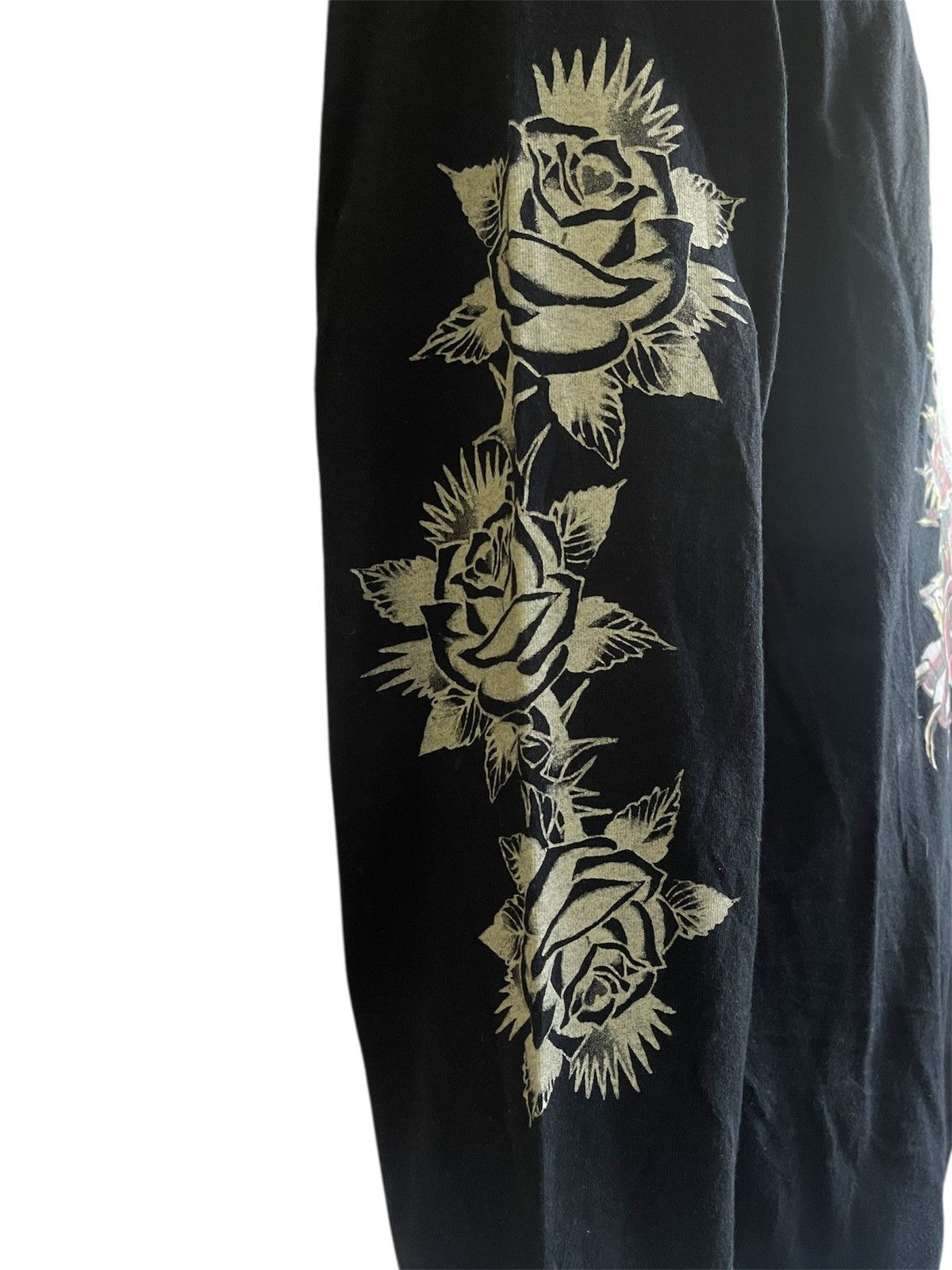 Ed Hardy Ed Hardy black long-sleeved with Skull Rose Size XL / US 12-14 / IT 48-50 - 4 Thumbnail