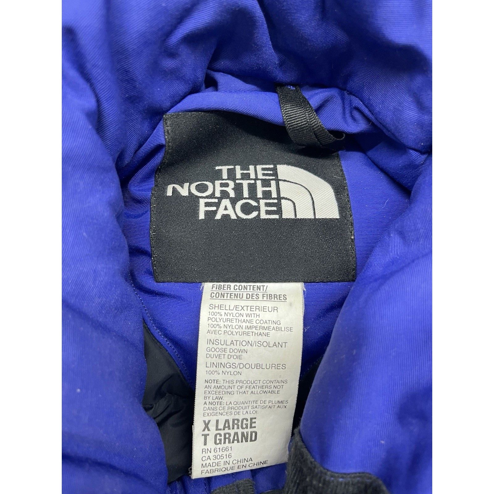 The North Face Vtg The North Face Extreme Ultrex Down Puffer Parka Purple G Size US XL / EU 56 / 4 - 7 Thumbnail