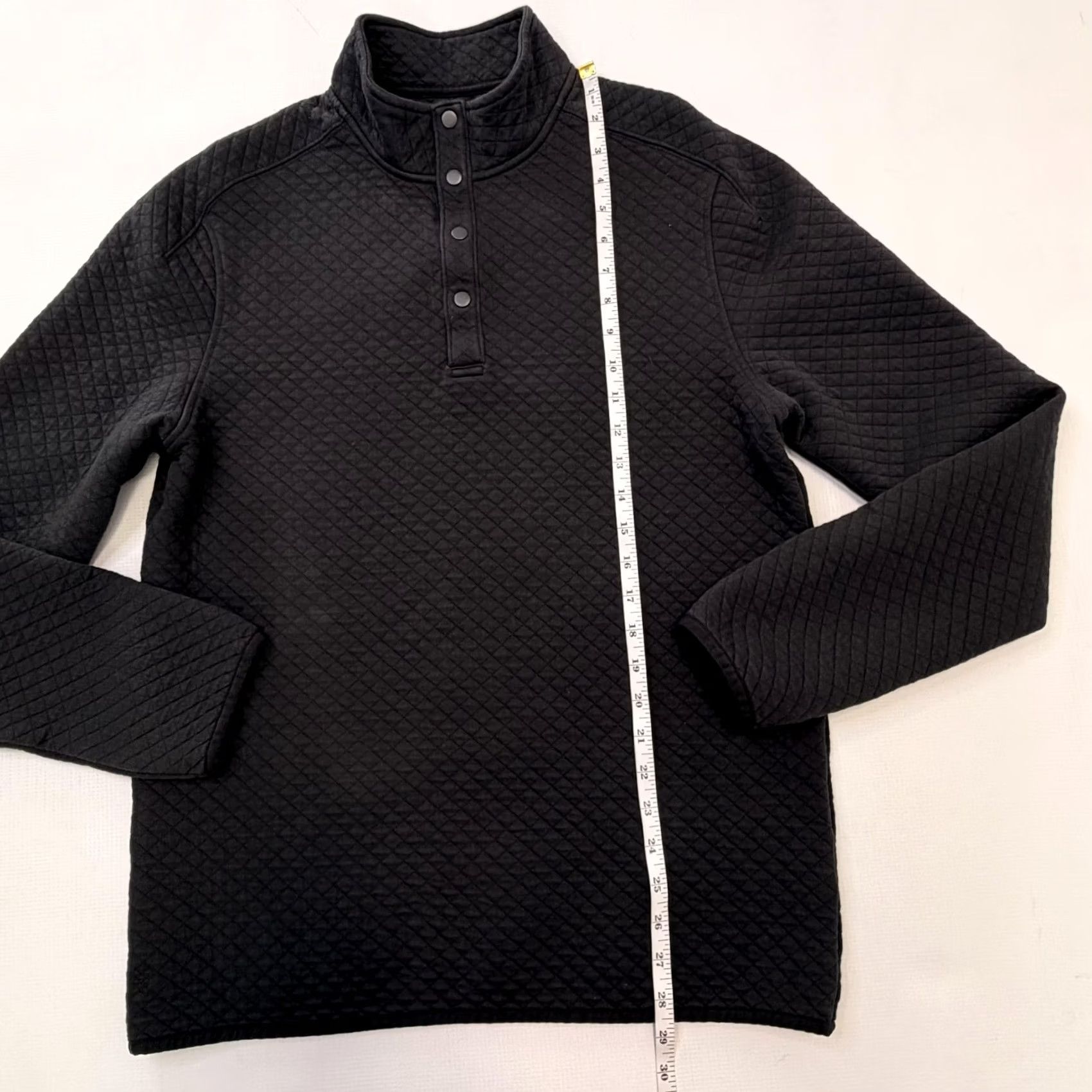 Rhone Rhone Mens Pullover Gray Snap Mock Neck Quilted Long Sleeve Sweatshirt M Size US M / EU 48-50 / 2 - 2 Thumbnail