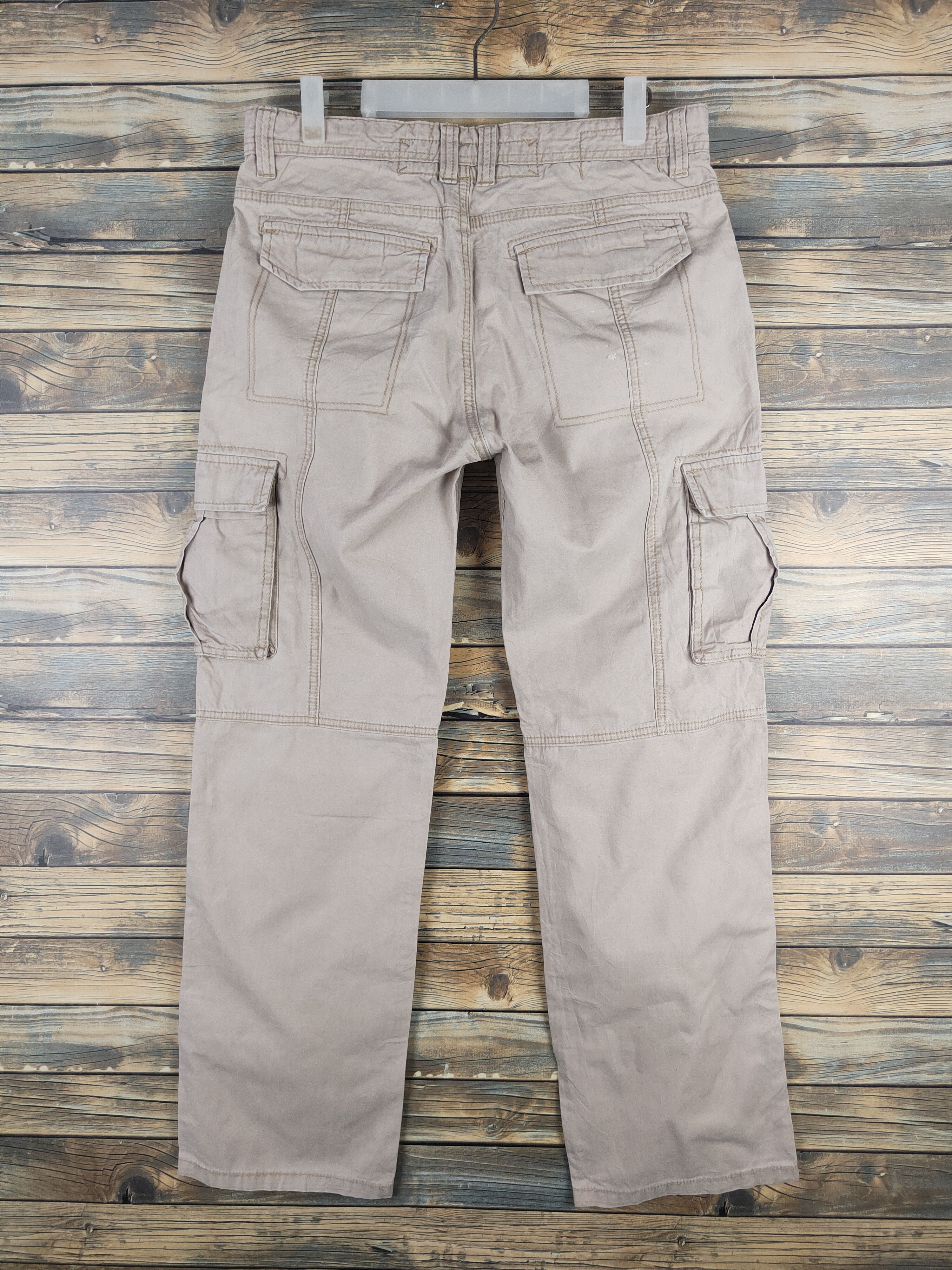 Japanese Brand DL Villand Beige Multipocket Cargo Pants #46-245T Size US 32 / EU 48 - 7 Thumbnail