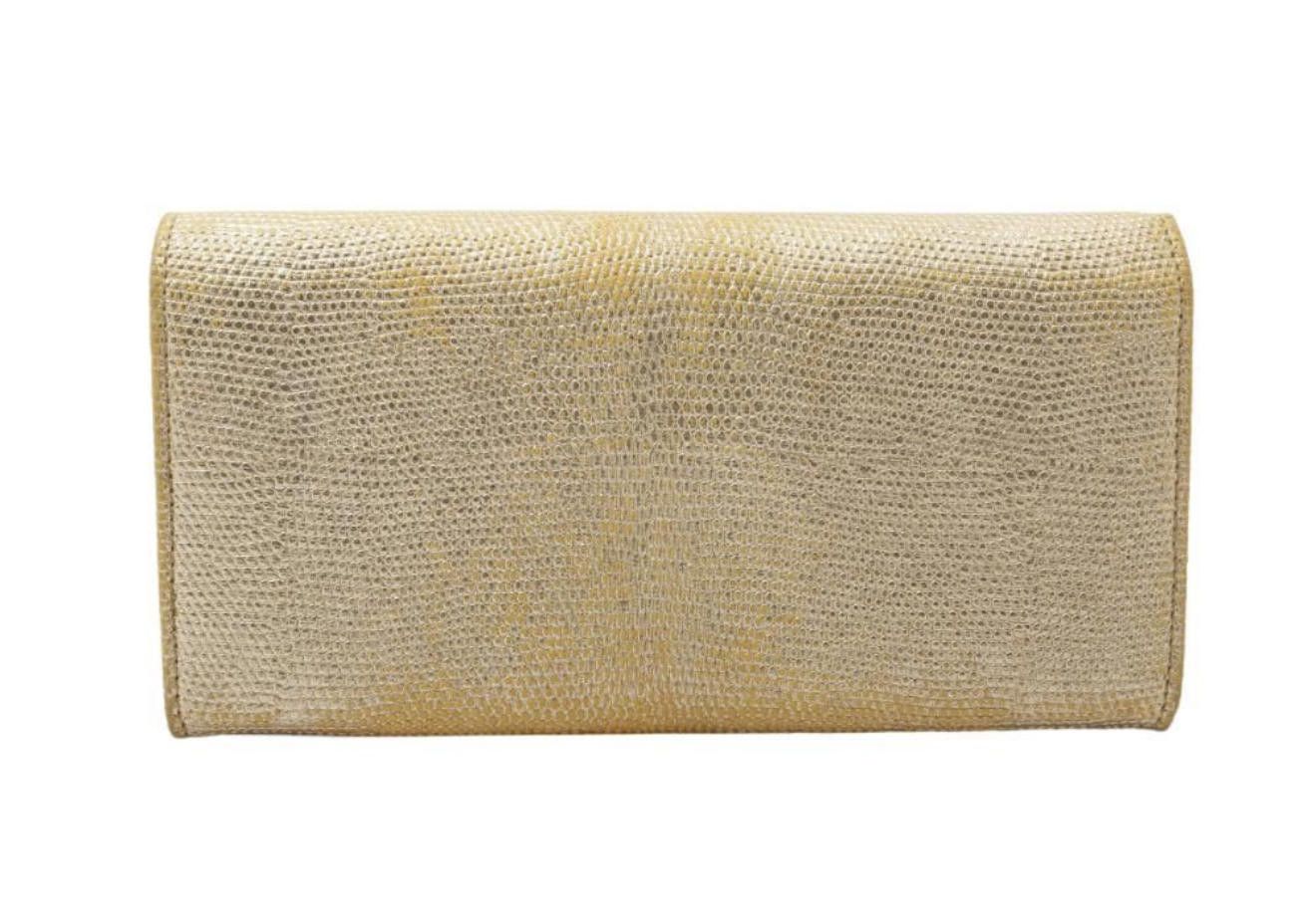 Jimmy Choo Jimmy Choo Gold Long Wallet – Classic Glam & Function Size ONE SIZE - 2 Thumbnail