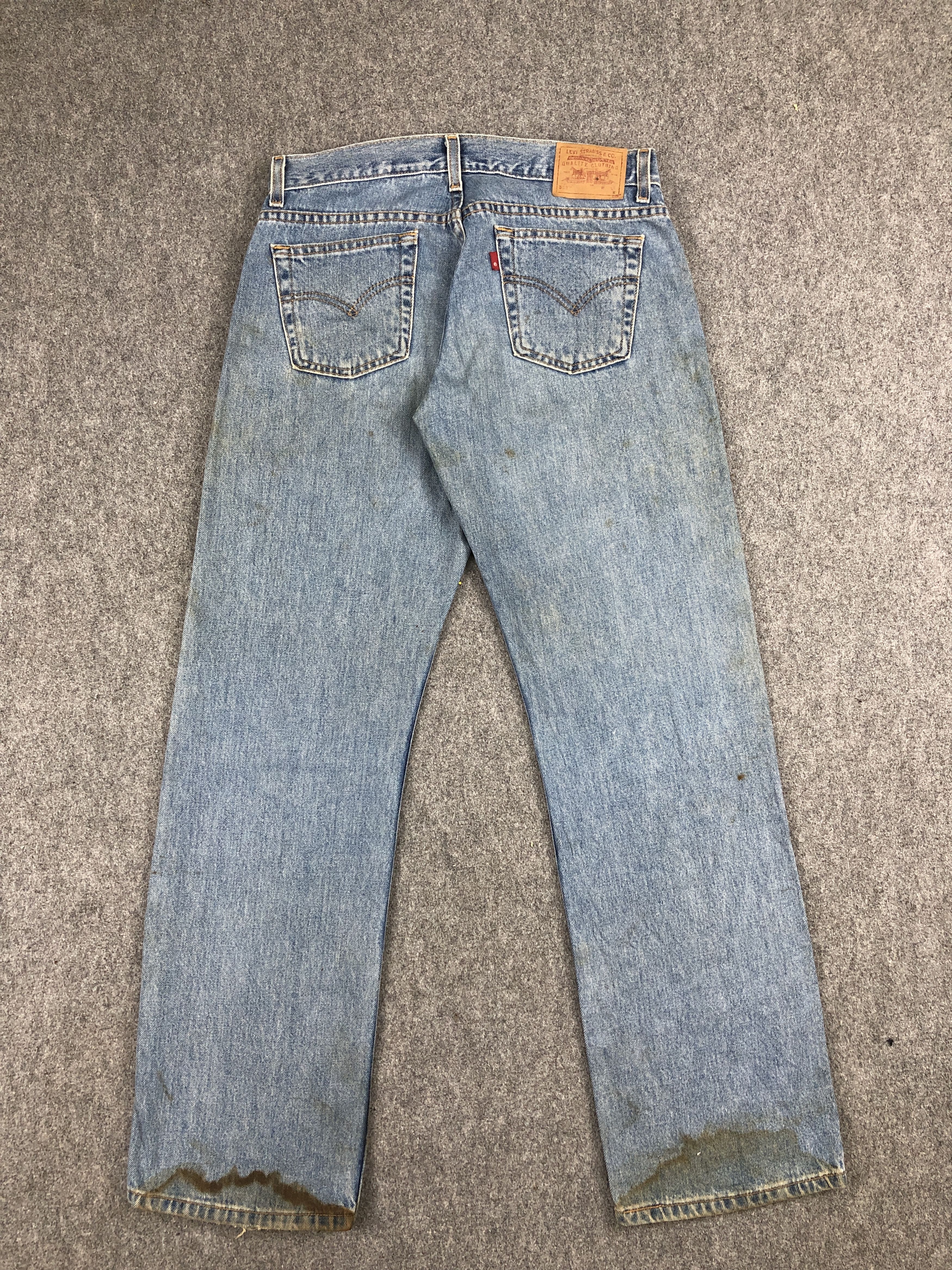 Levi's Vintage 90s Levi's 522 Superlow Loose Fit Jeans DP2238 Size US 31 - 3 Thumbnail