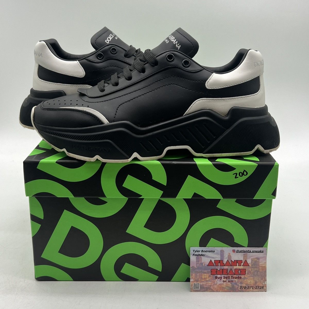 Dolce & Gabbana Dolce & Gabbana Daymaster Black White Size US 7 / EU 40 - 1 Thumbnail
