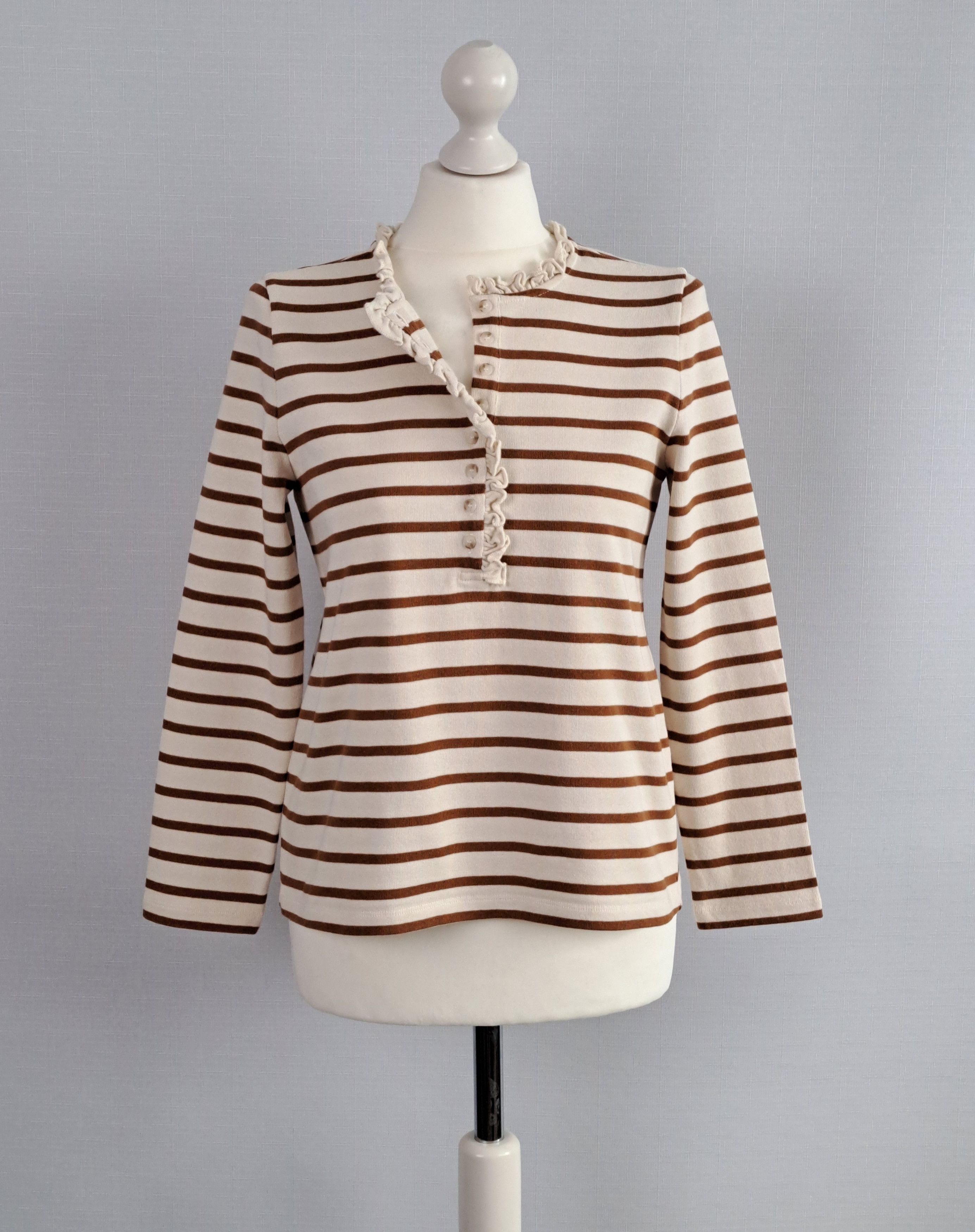Sezane SEZANE Gael Mariniere cotton shirt. Size XS Size XS / US 0-2 / IT 36-38 - 3 Thumbnail