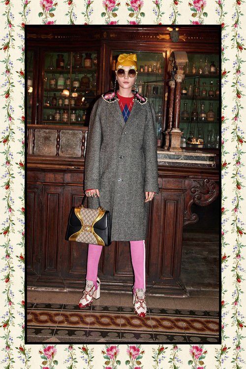 Gucci Gucci Runway Herringbone Coat With Embroidery Size M / US 6-8 / IT 42-44 - 2 Thumbnail