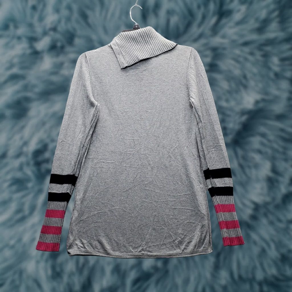 American Eagle Outfitters VINTAGE? No. (Original tshirt) American Eagle Outfitters Sweater Womens Large Multi Split Cowl Neck Pullover Size L / US 10 / IT 46 - 1 Thumbnail