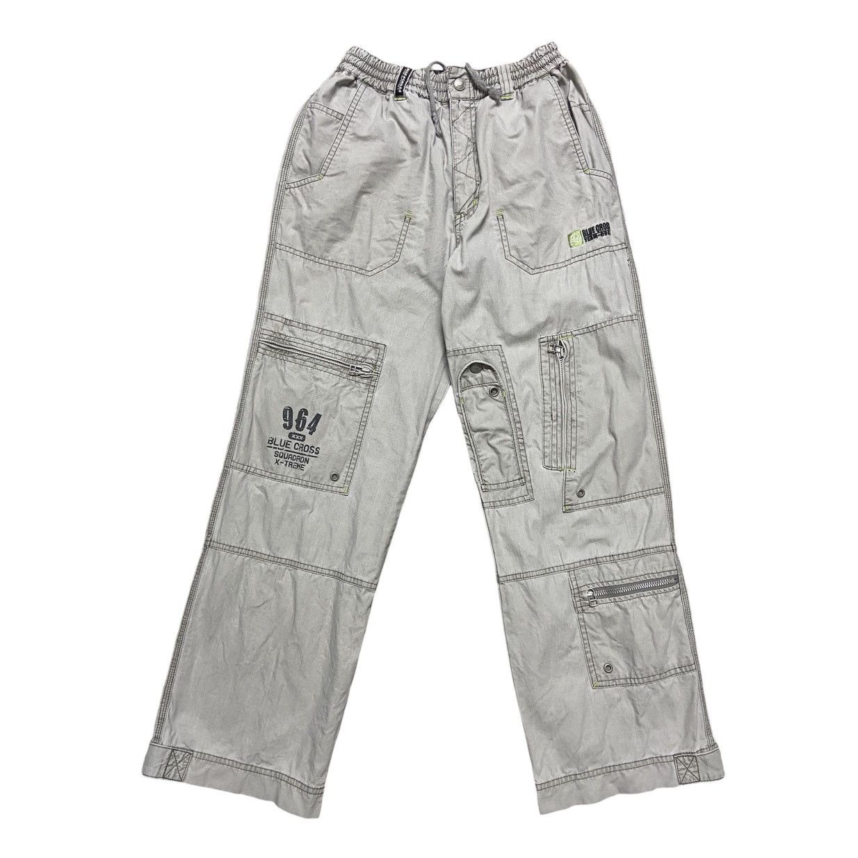 Le Grande Bleu (L.G.B.) × PPFM × semanticdesign Bluecross Parachute Tactical Surplus Trouser Size US 33 - 1 Thumbnail