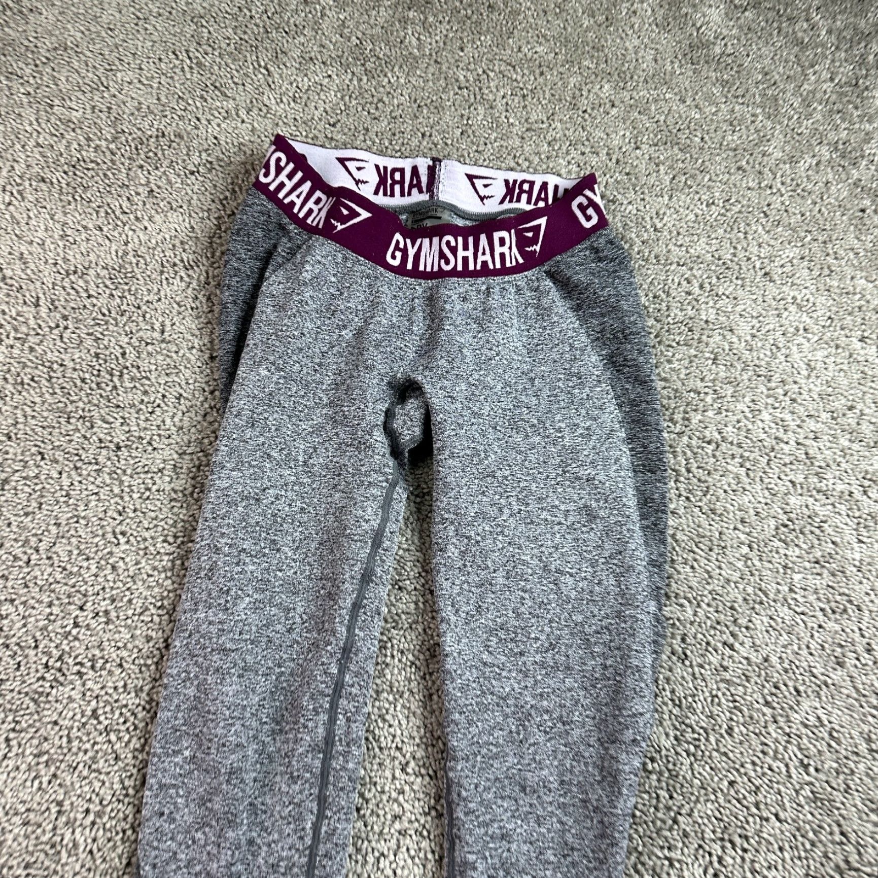 Gymshark Gymshark Leggings Womens S Gray Dry Elastic Waist Pull On Gym Pants Ladies Size 28" / US 6 / IT 42 - 3 Thumbnail